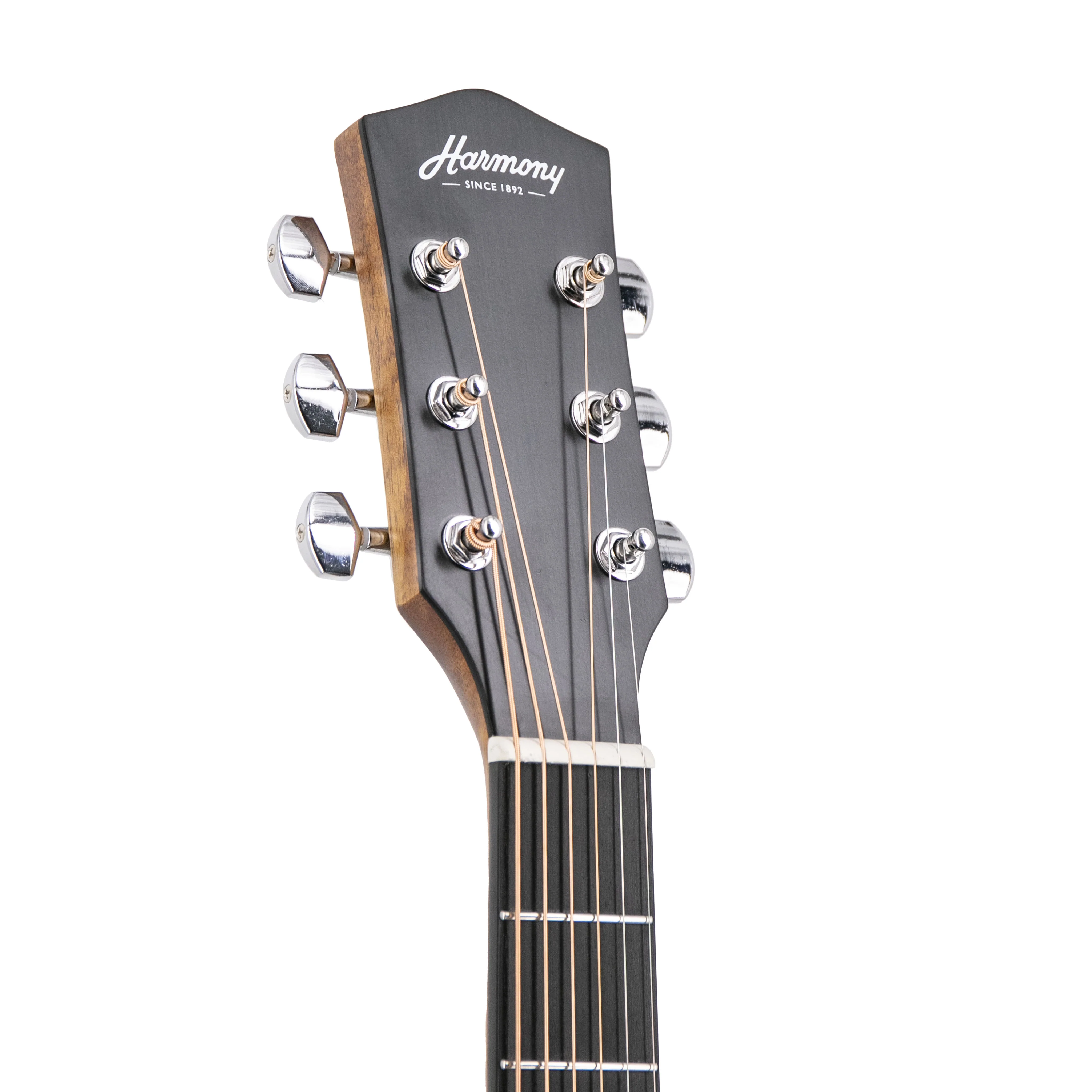 Harmony Foundation Series e-Terra ST Dreadnought Acoustic Guitar, Natural Satin - Image 11