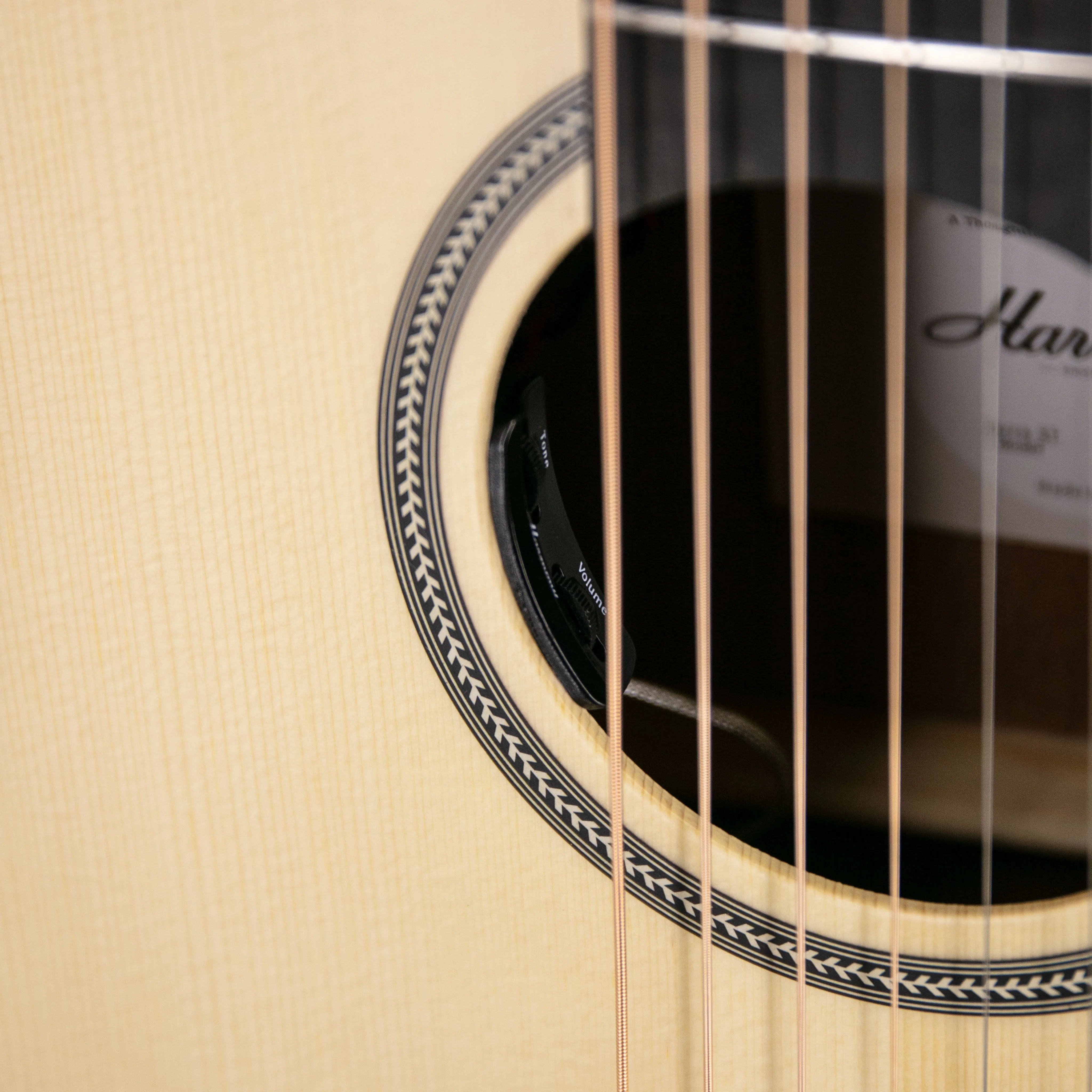Harmony Foundation Series e-Terra ST Dreadnought Acoustic Guitar, Natural Satin - Image 17