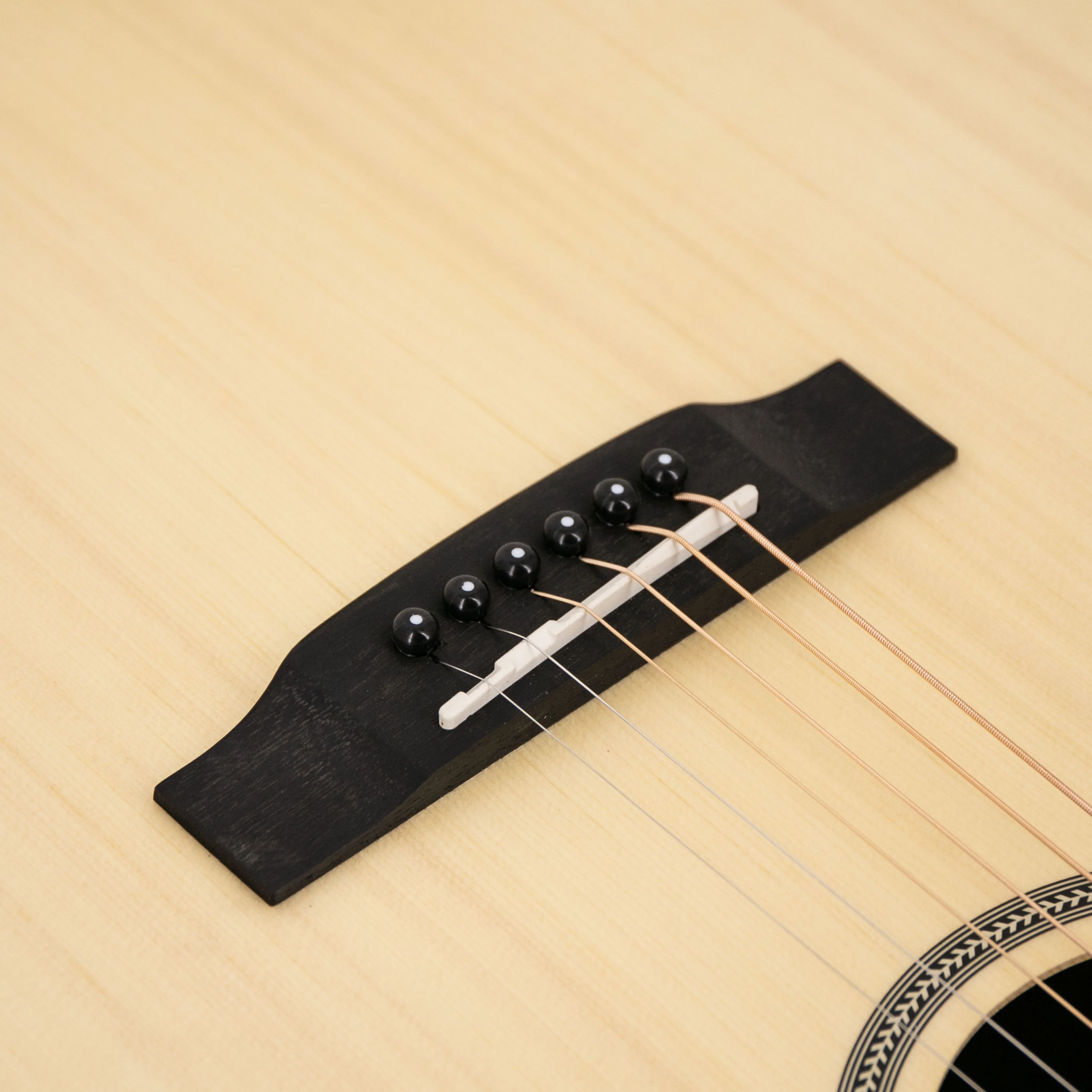 Harmony Foundation Series e-Terra ST GA Cutaway Acoustic Guitar, Natural Satin - Image 14
