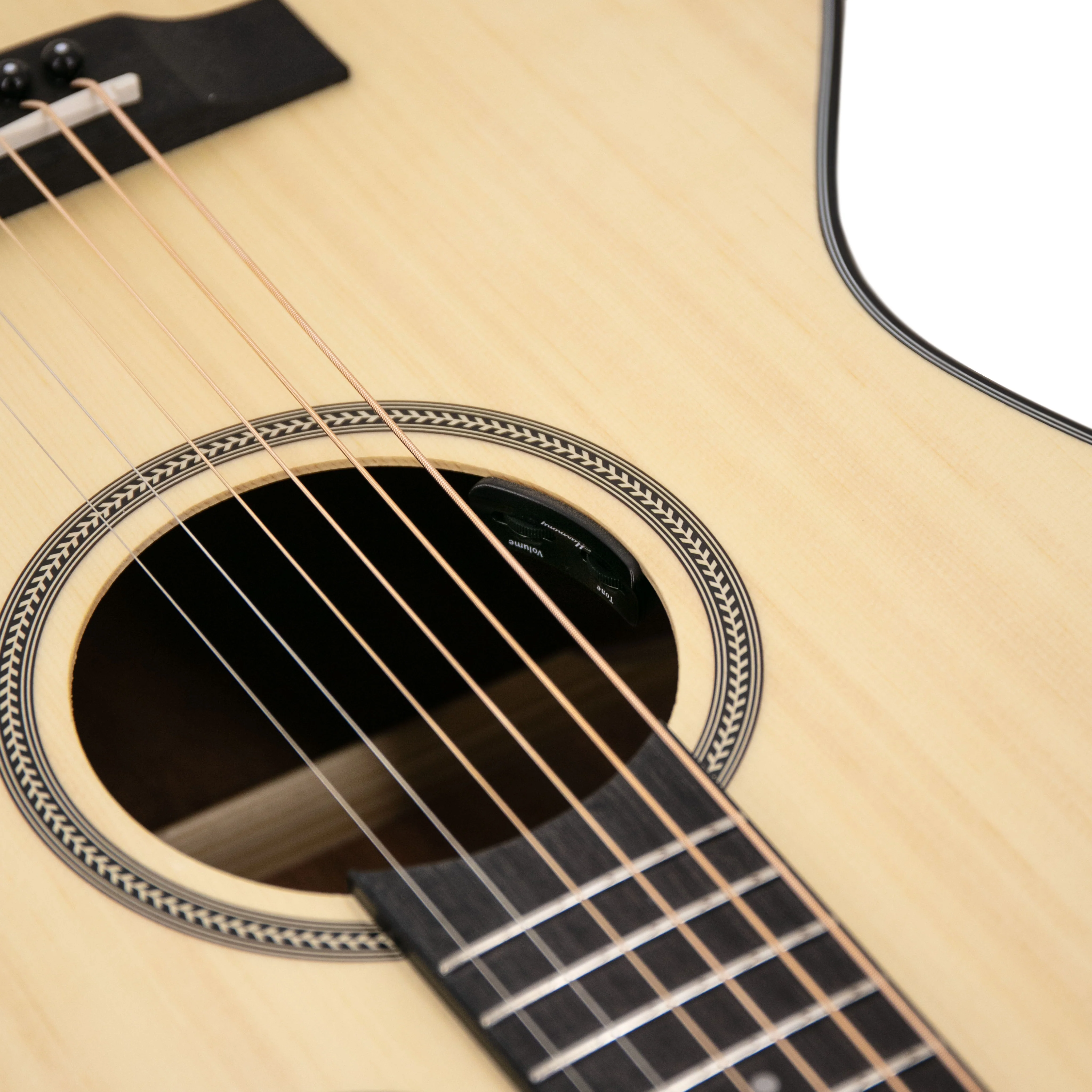 Harmony Foundation Series e-Terra ST GA Cutaway Acoustic Guitar, Natural Satin - Image 16