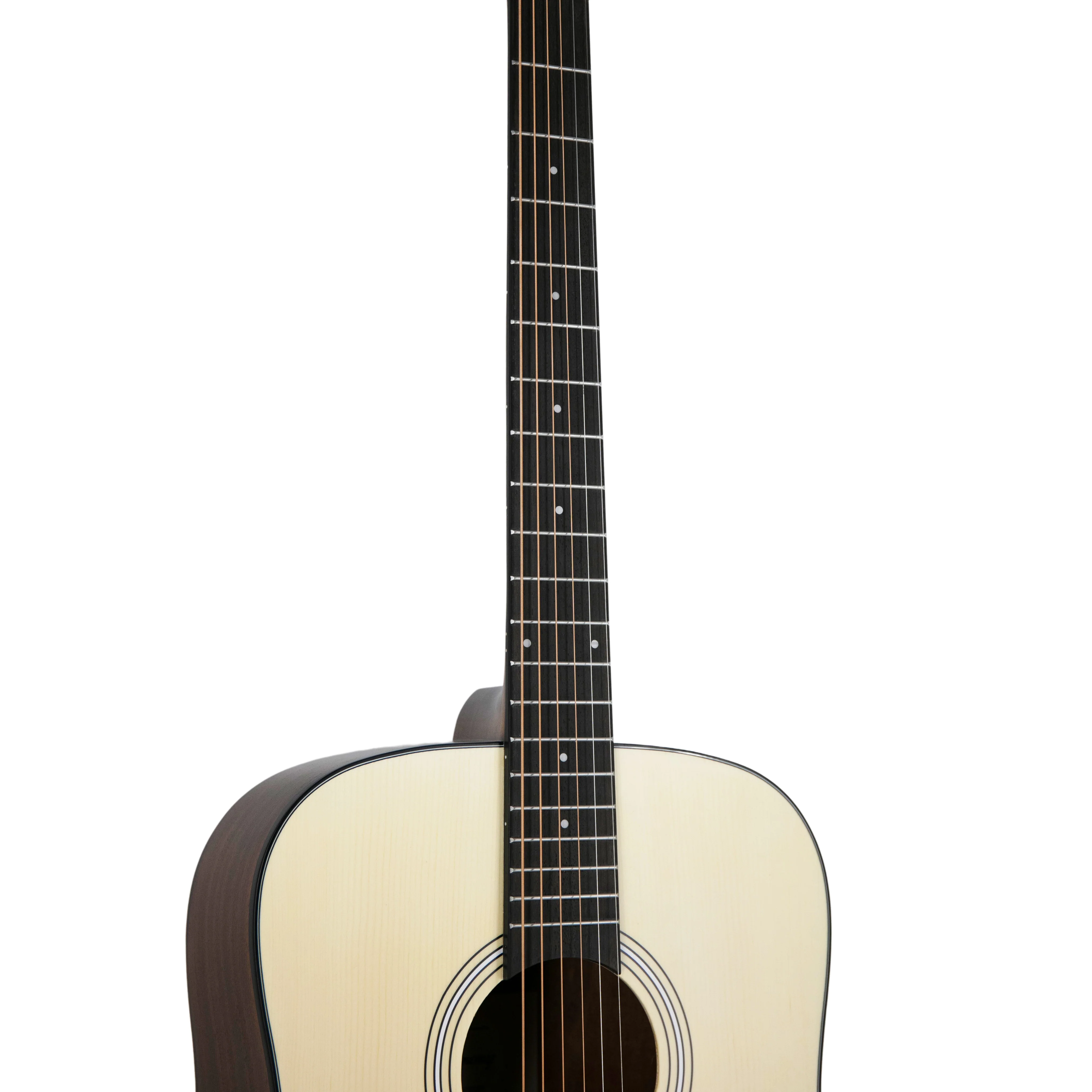 Harmony Foundation Series Terra Dreadnought Acoustic Guitar, Natural Satin - Image 7