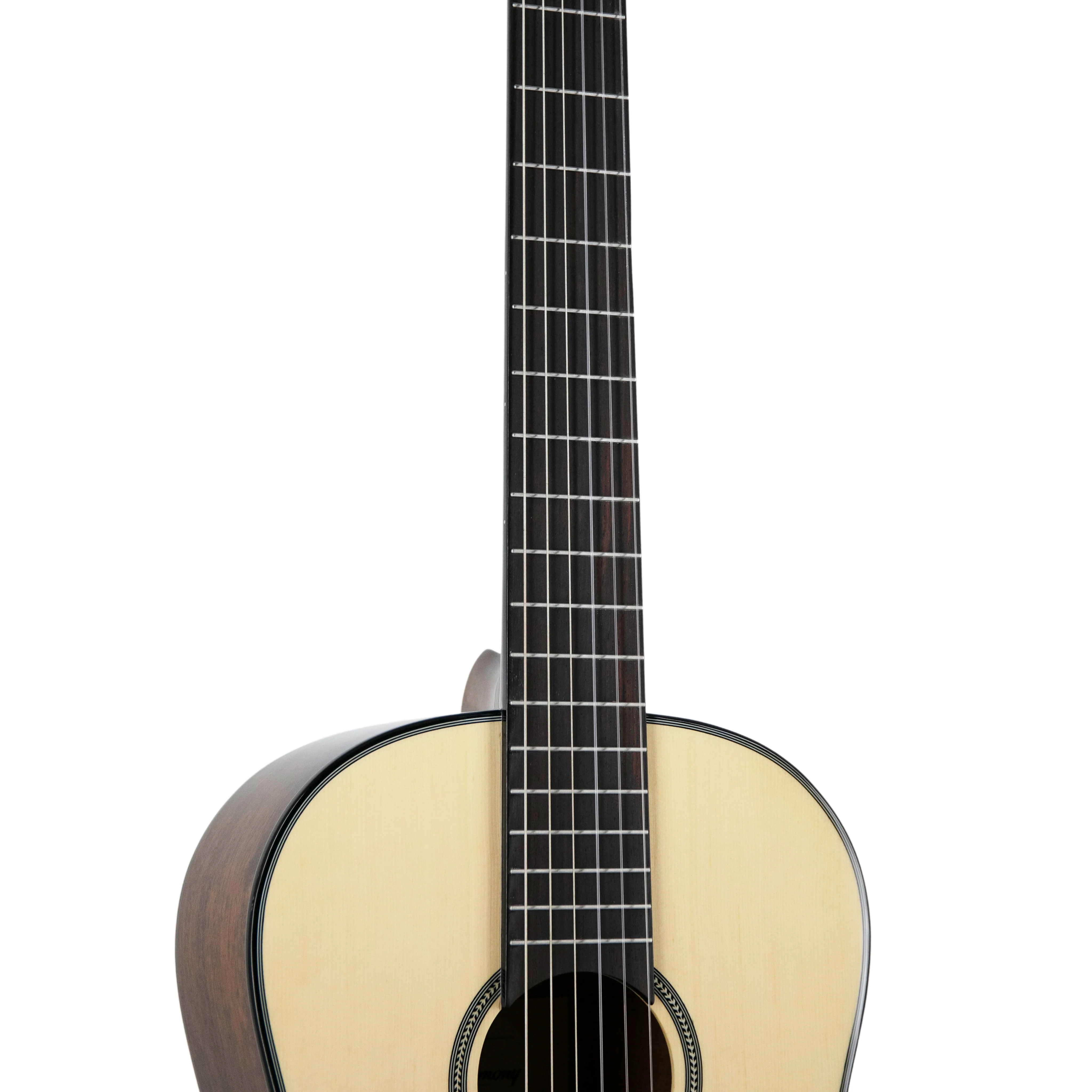 Harmony Foundation Series Terra FS Classical Guitar, Natural Gloss - Image 7