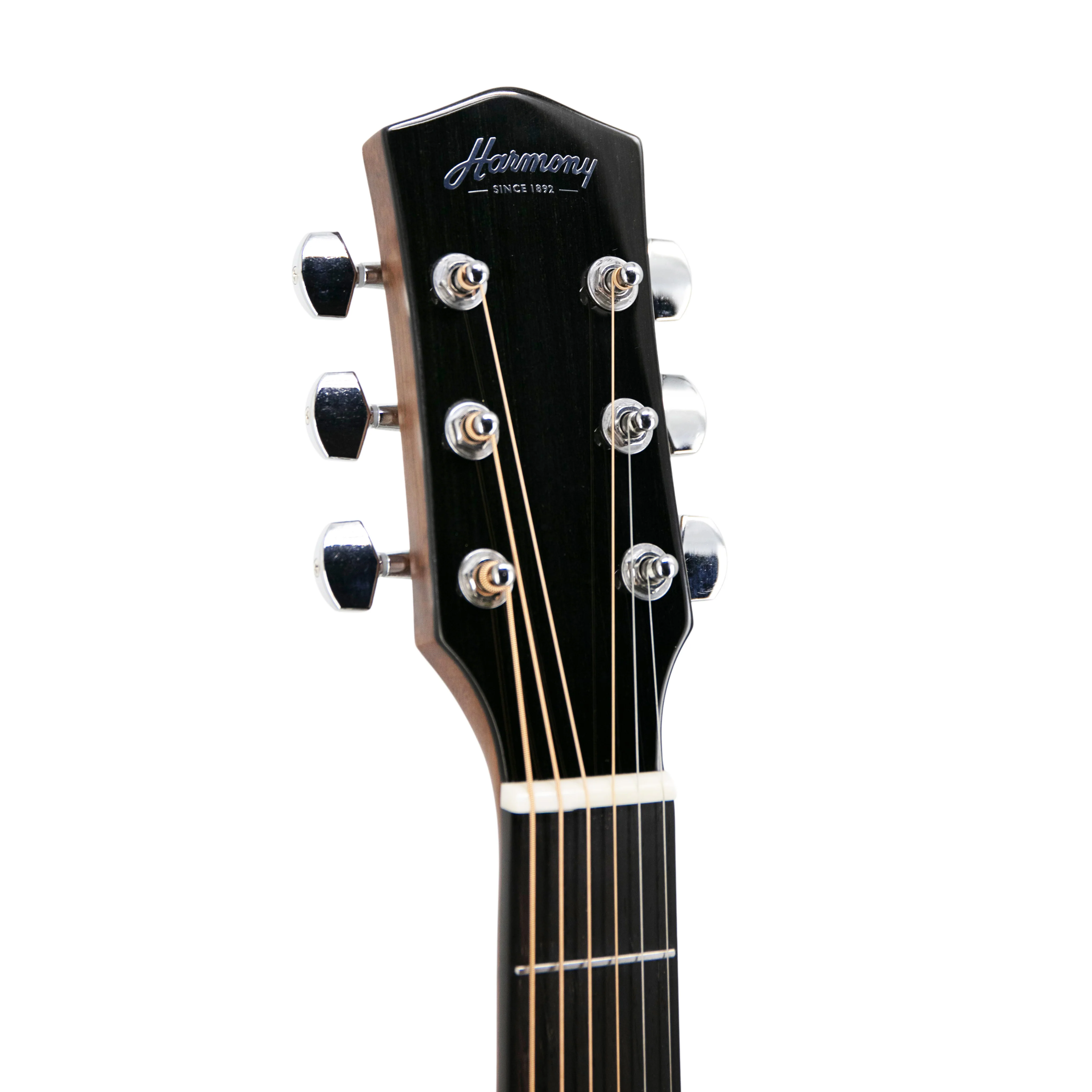 Harmony Foundation Series Terra FS GA Cutaway Acoustic Guitar, Natural Gloss - Image 6