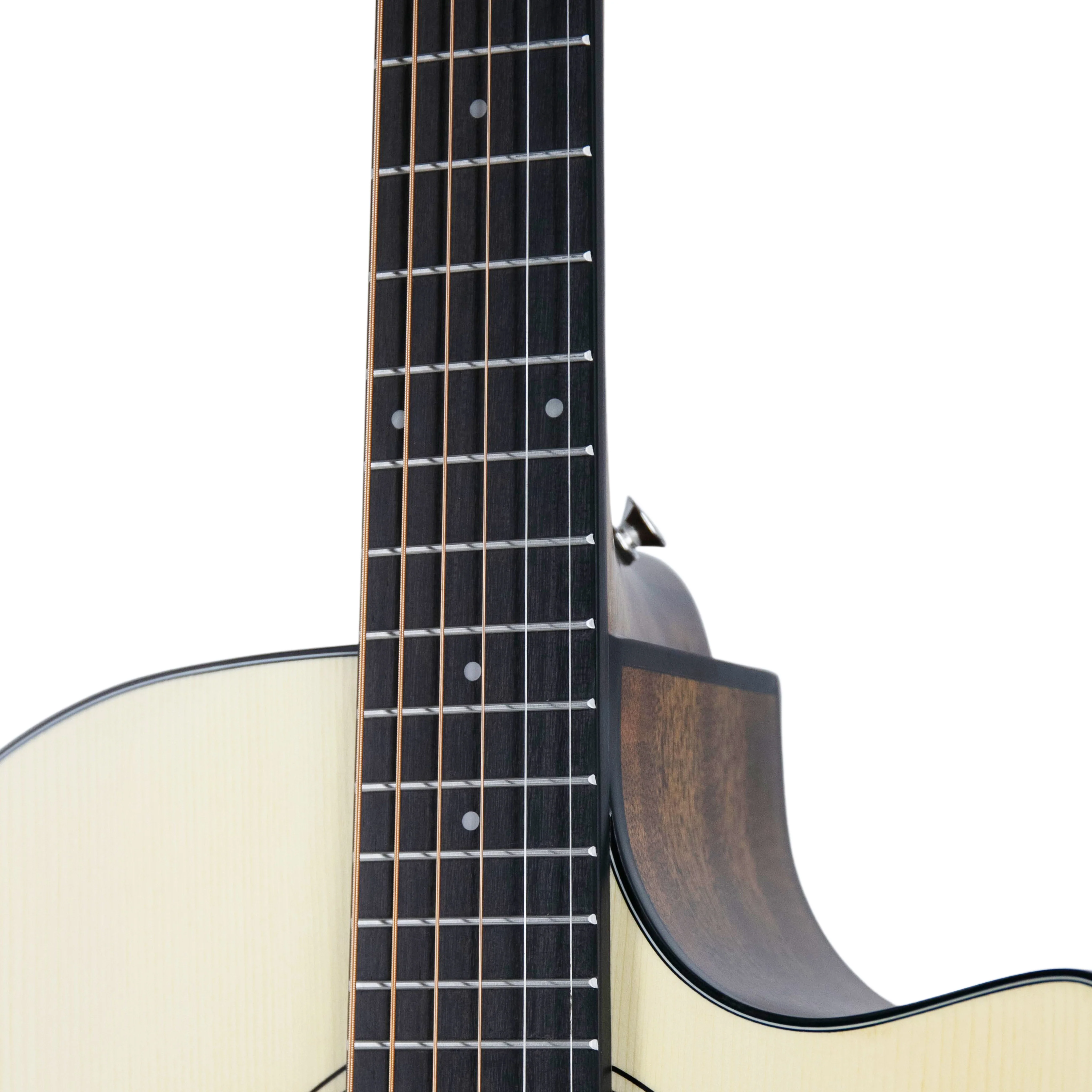 Harmony Foundation Series Terra GA Cutaway Acoustic Guitar, Natural Satin - Image 10