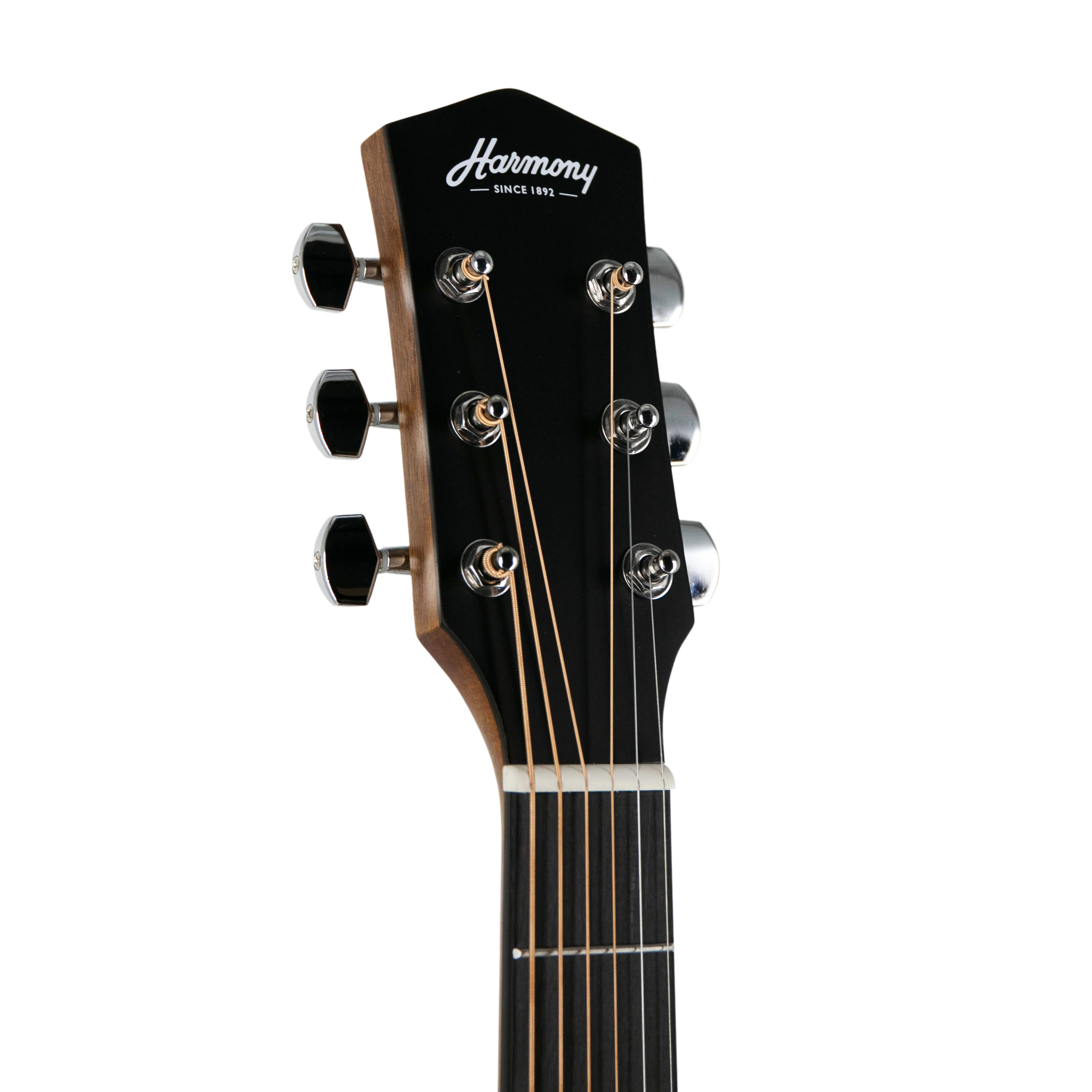 Harmony Foundation Series Terra GA Cutaway Acoustic Guitar, Natural Satin - Image 6