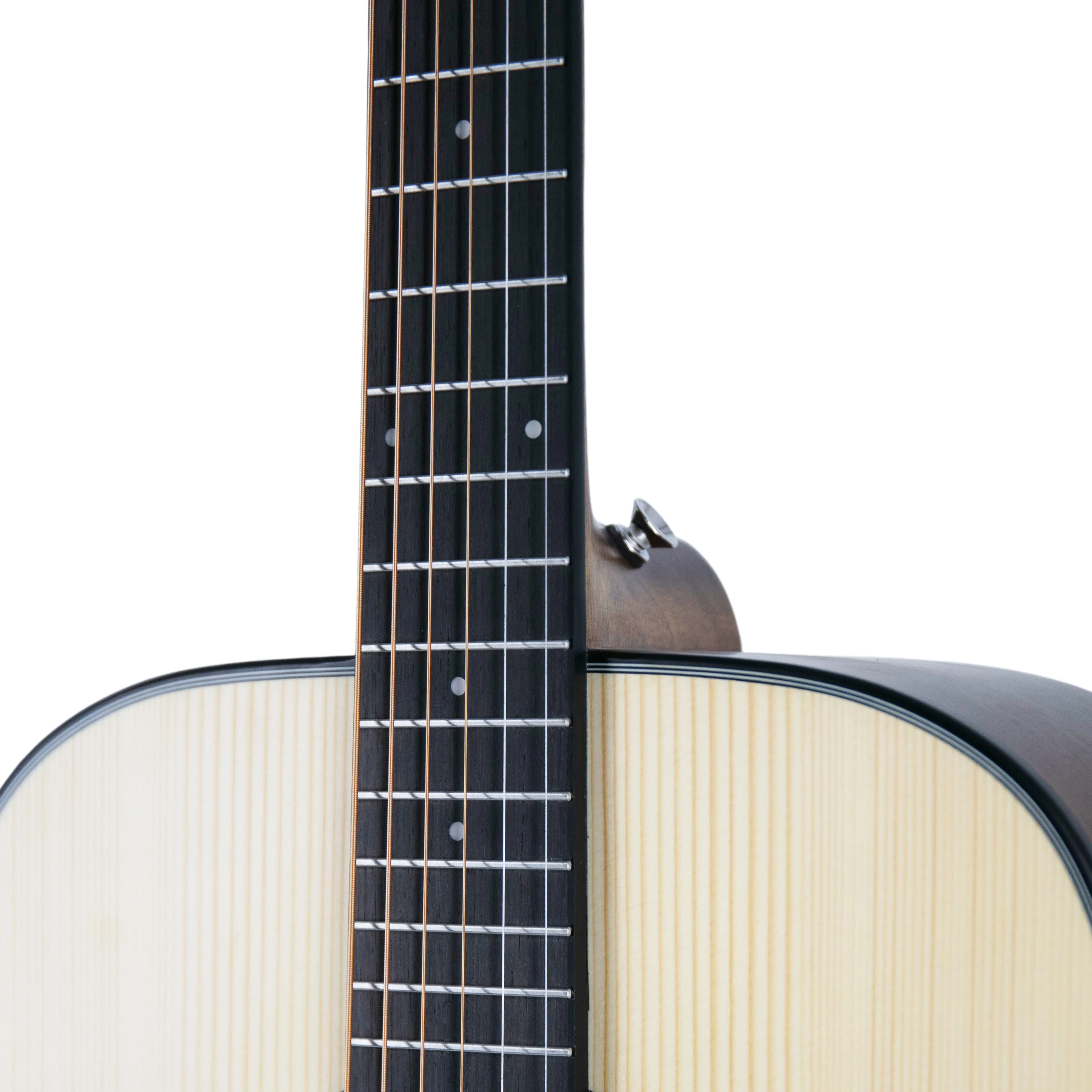 Harmony Foundation Series Terra ST Dreadnought Acoustic Guitar, Natural Satin - Image 10