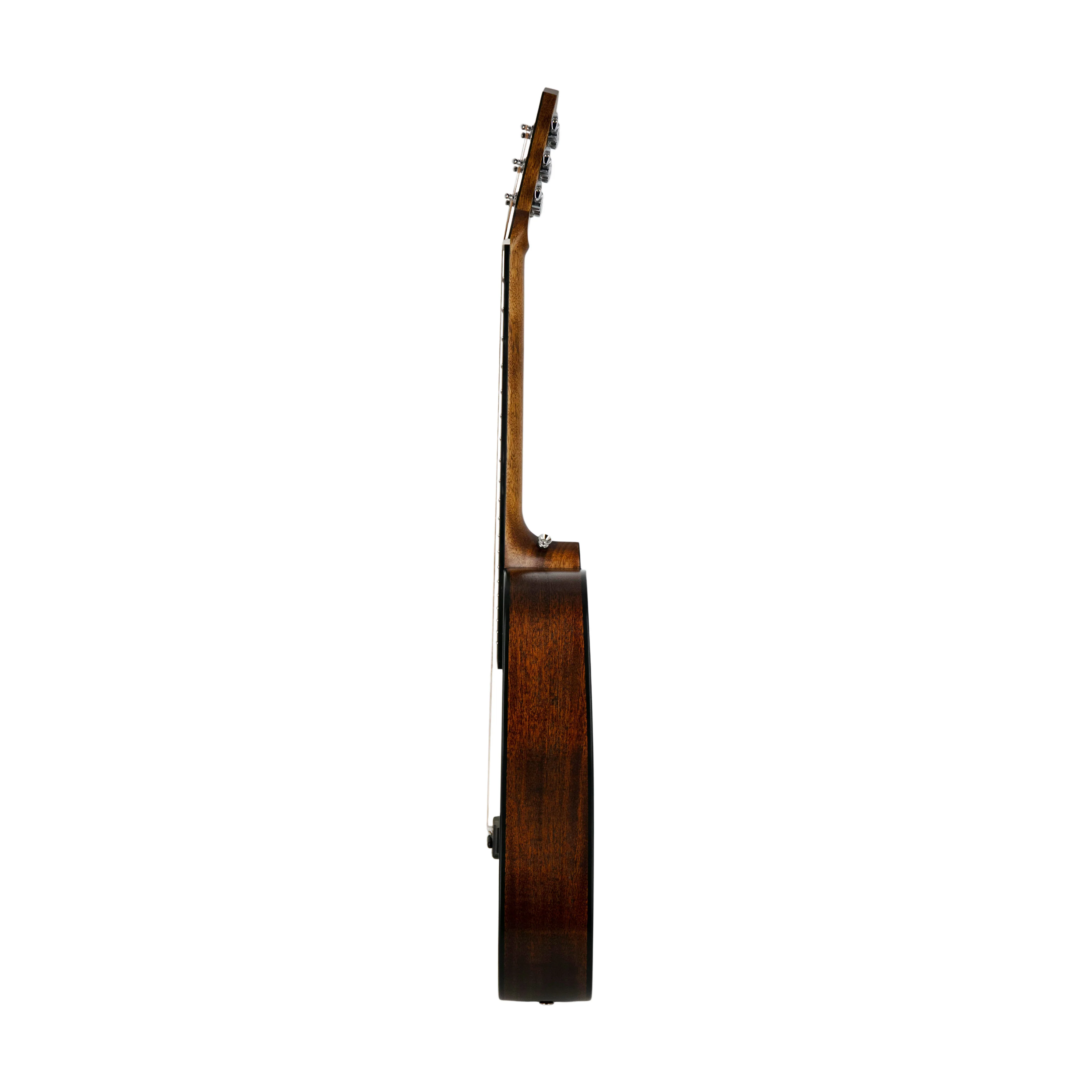 Harmony Foundation Series Terra ST Petite Dreadnought Acoustic Guitar w/Bag, Natural Satin - Image 3