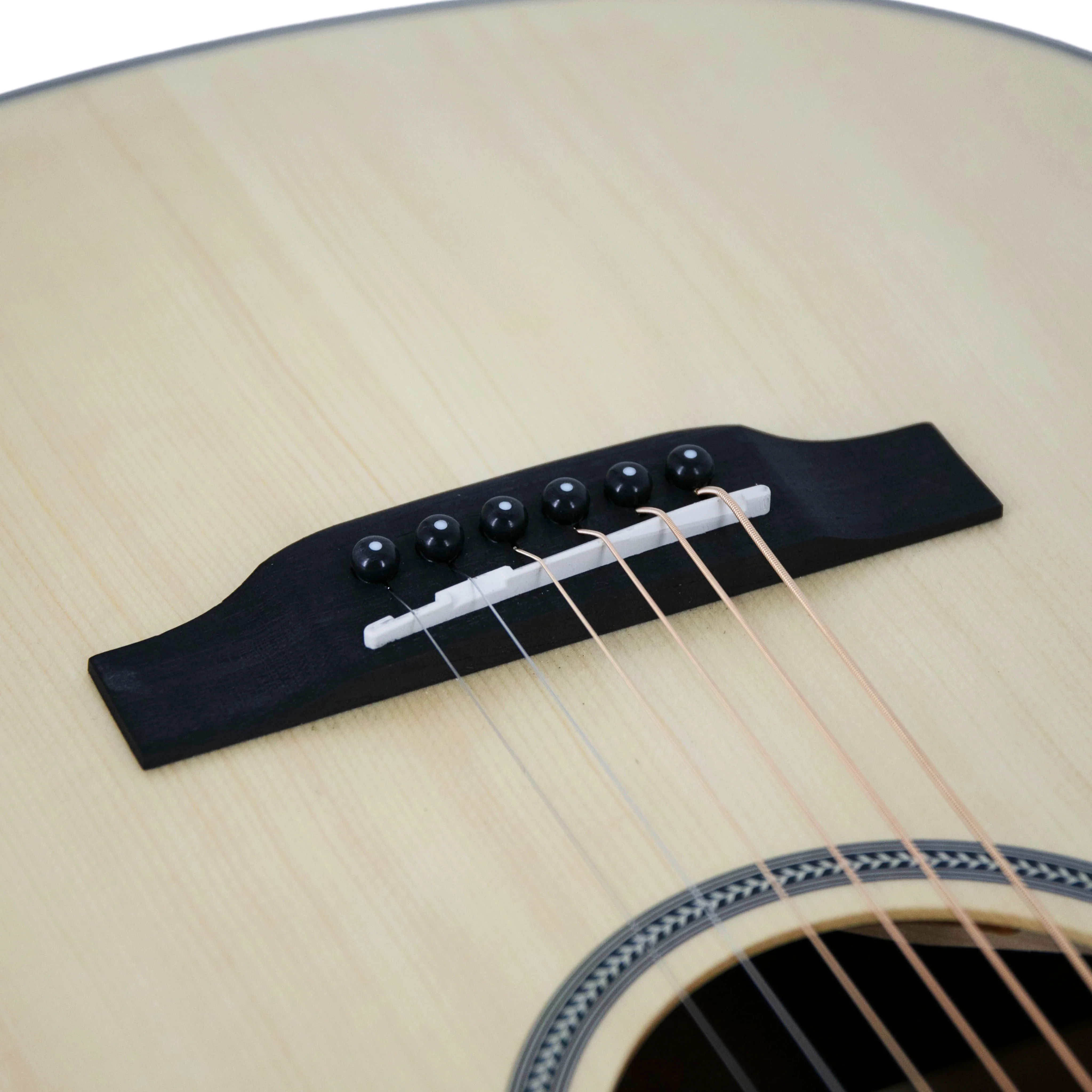 Harmony Foundation Series Terra ST Petite OM Acoustic Guitar w/Bag, Natural Satin - Image 13