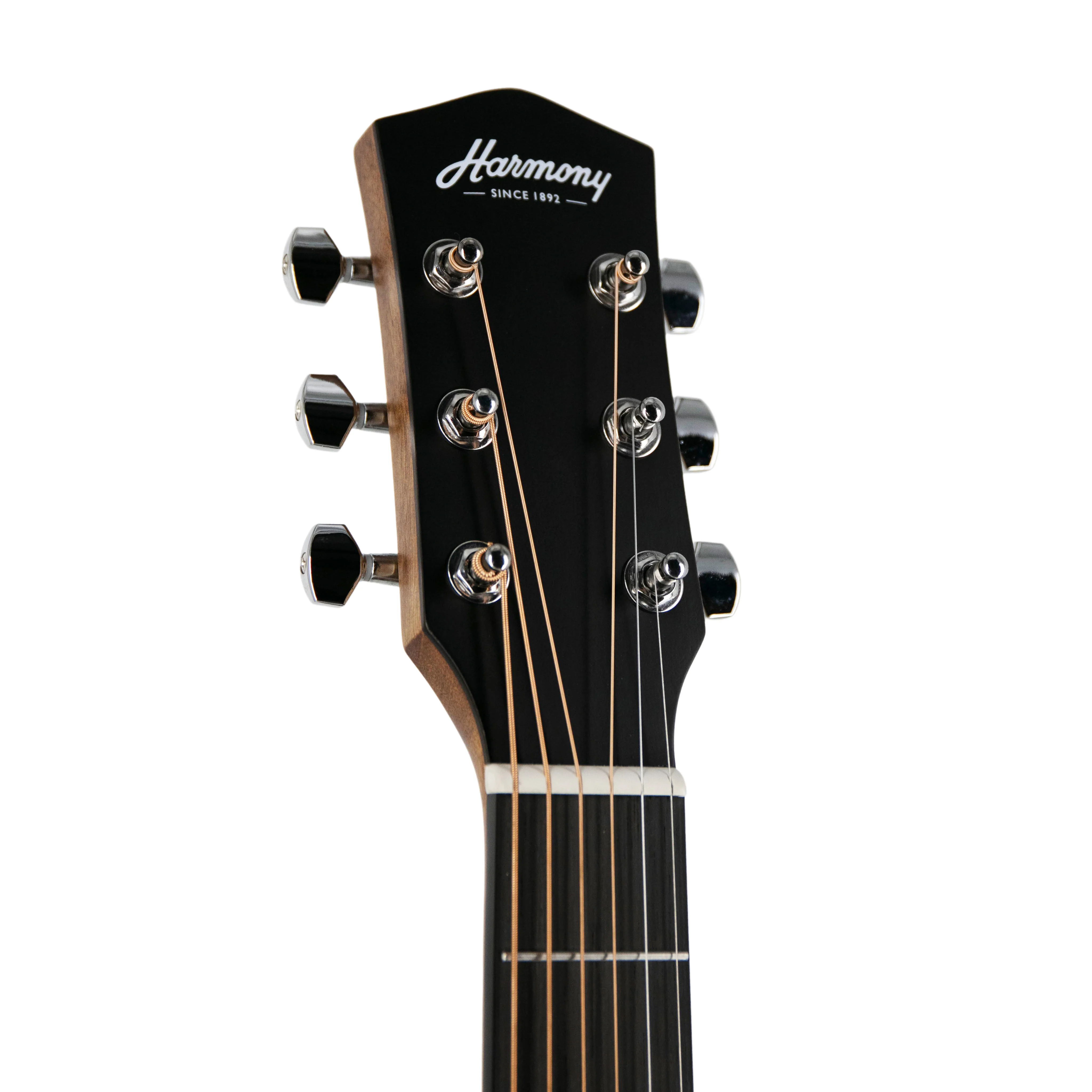 Harmony Foundation Series Terra ST Petite OM Acoustic Guitar w/Bag, Natural Satin - Image 6