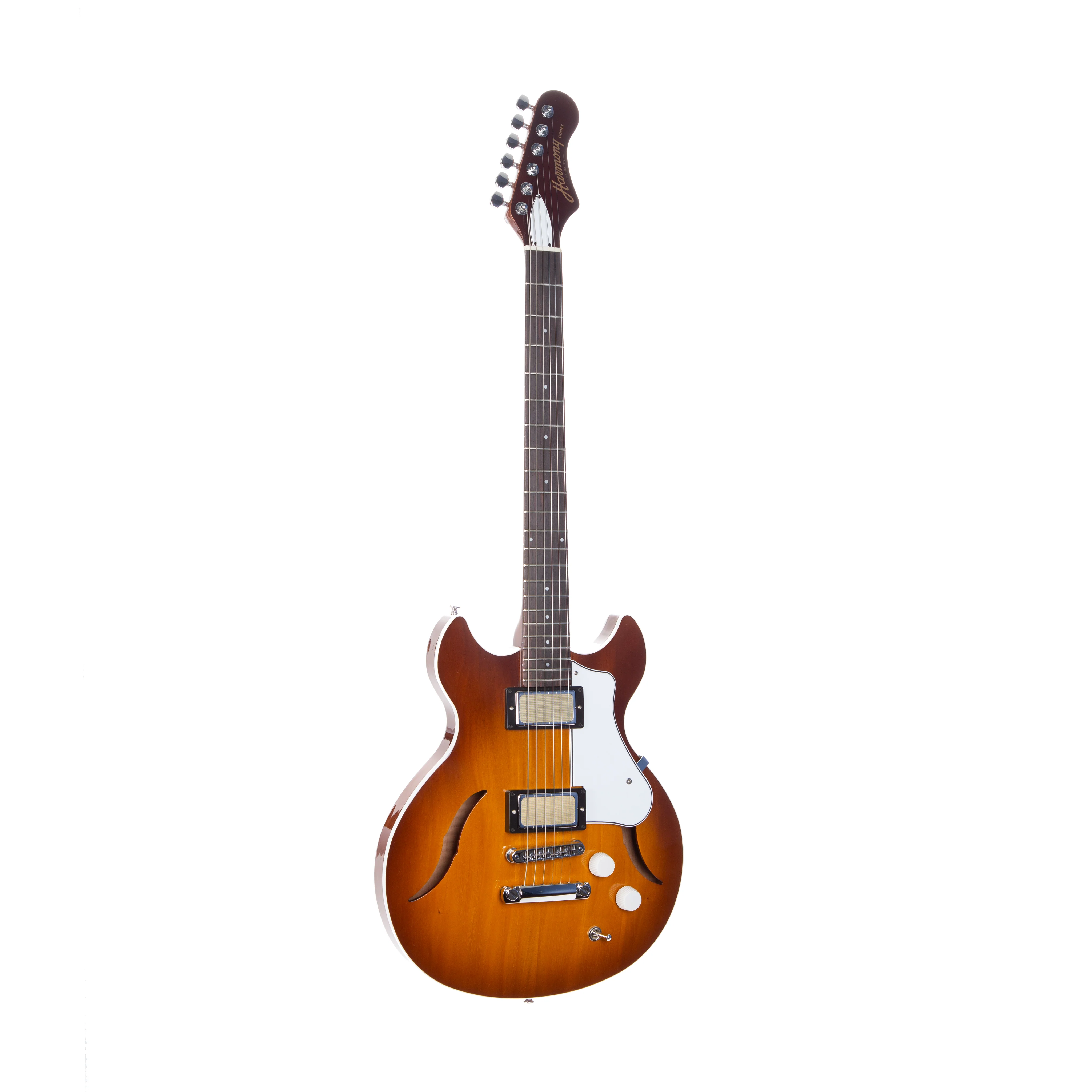 Harmony Standard Series Comet Electric Guitar w/Case, RW FB, Sunburst - Image 3