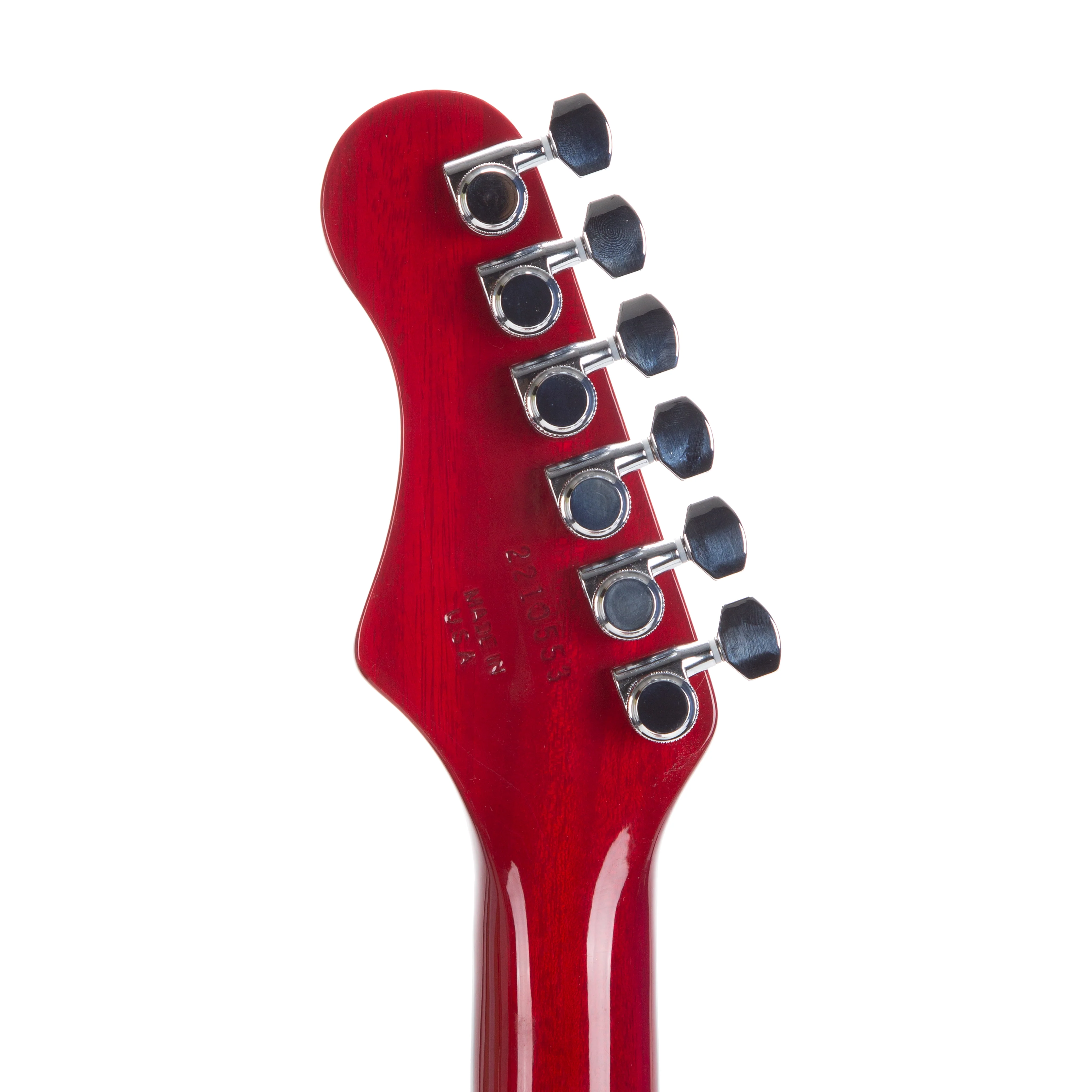 Harmony Standard Series Comet Electric Guitar w/Case, RW FB, Trans Red - Image 10