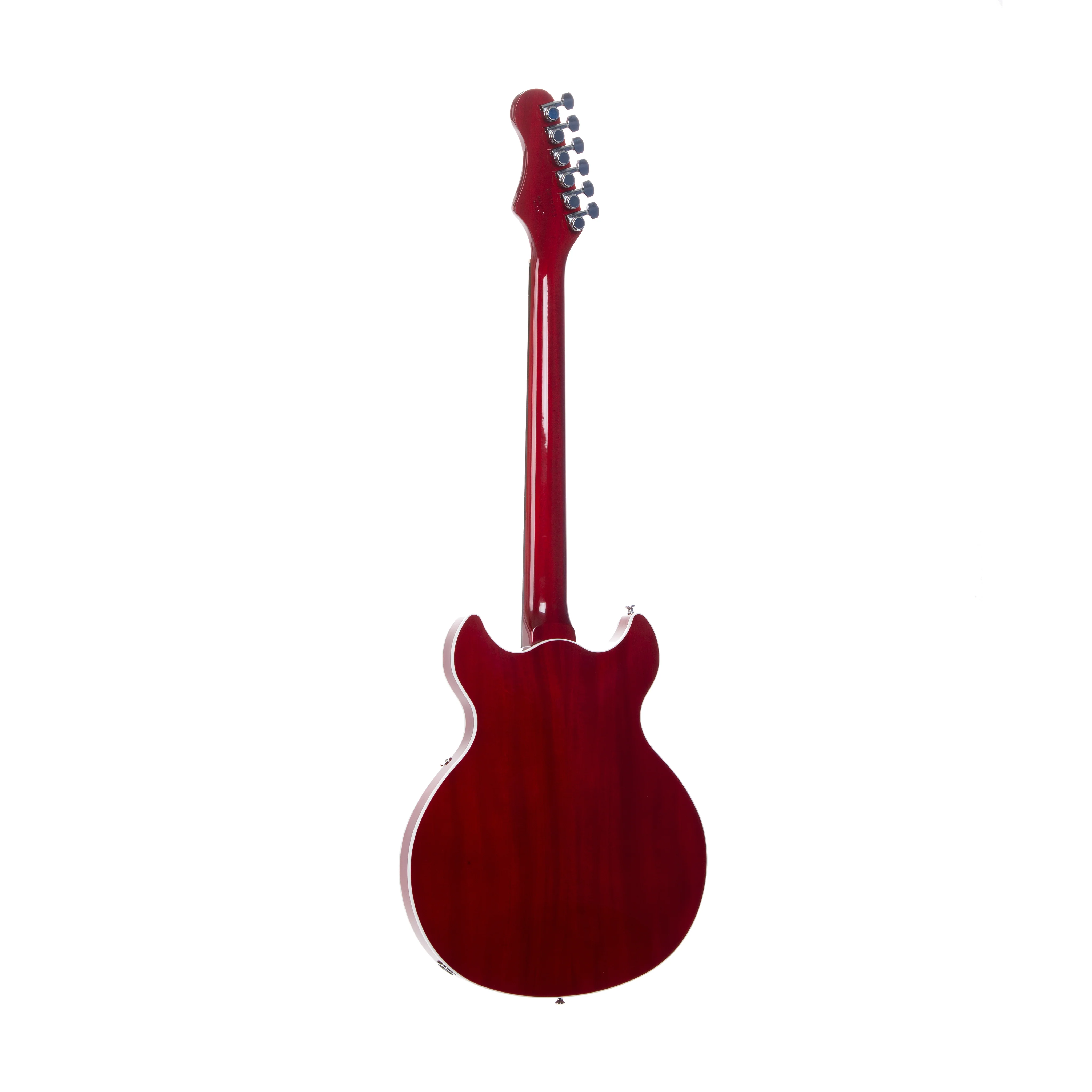 Harmony Standard Series Comet Electric Guitar w/Case, RW FB, Trans Red - Image 4