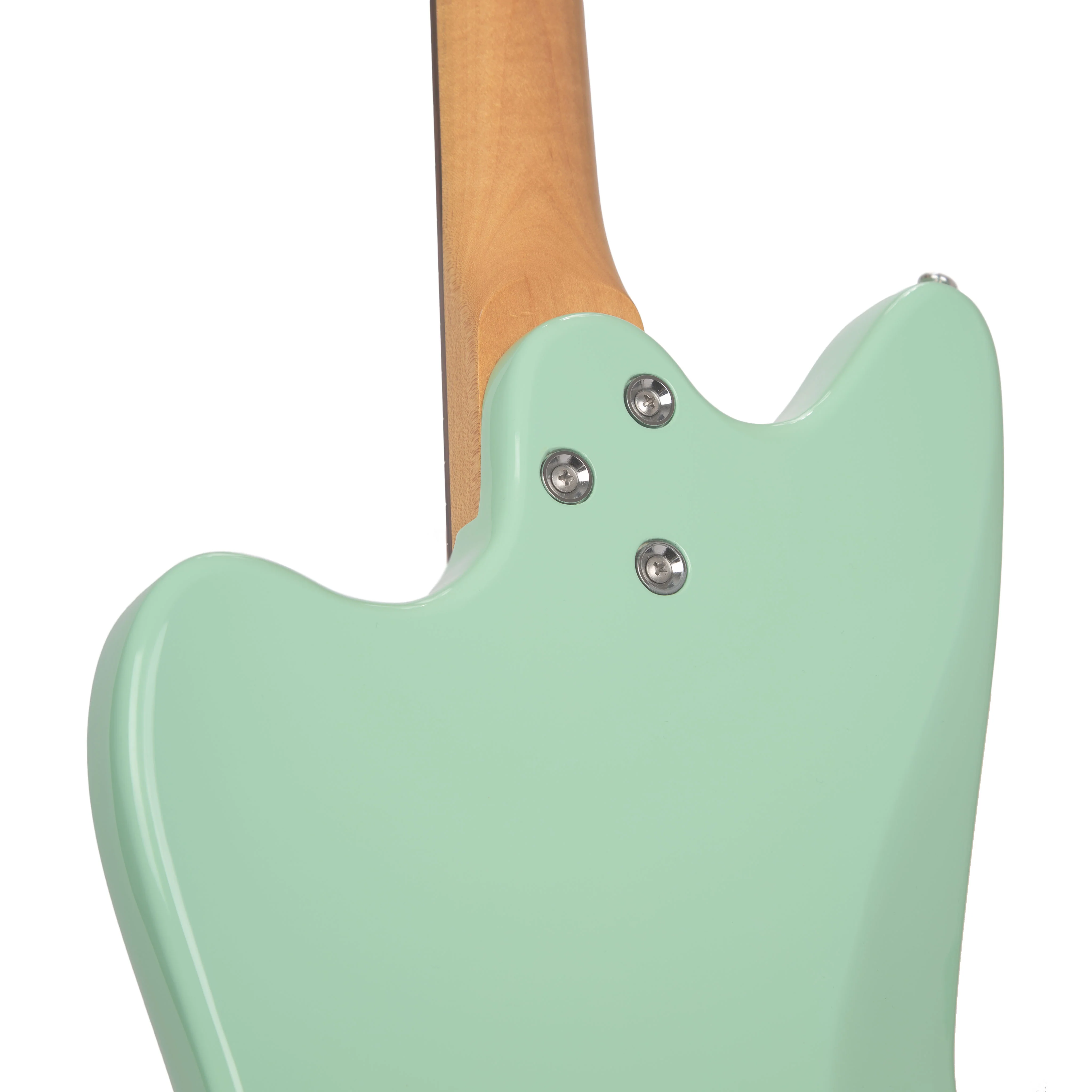 Harmony Standard Series Factory Special Silhouette w/ Bigsby Electric Guitar w/Case, Surf Green (B-Stock) - Image 11