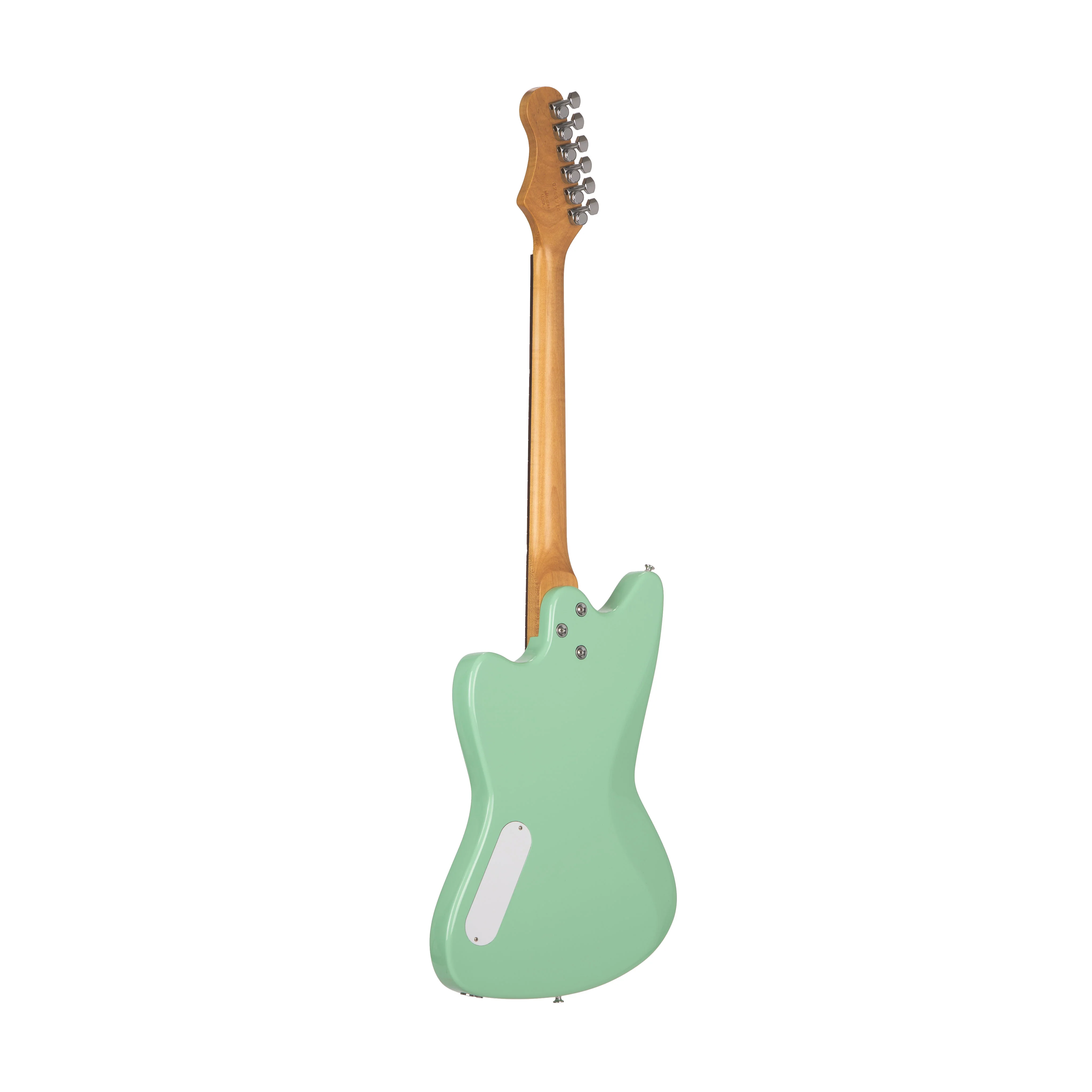 Harmony Standard Series Factory Special Silhouette w/ Bigsby Electric Guitar w/Case, Surf Green (B-Stock) - Image 4