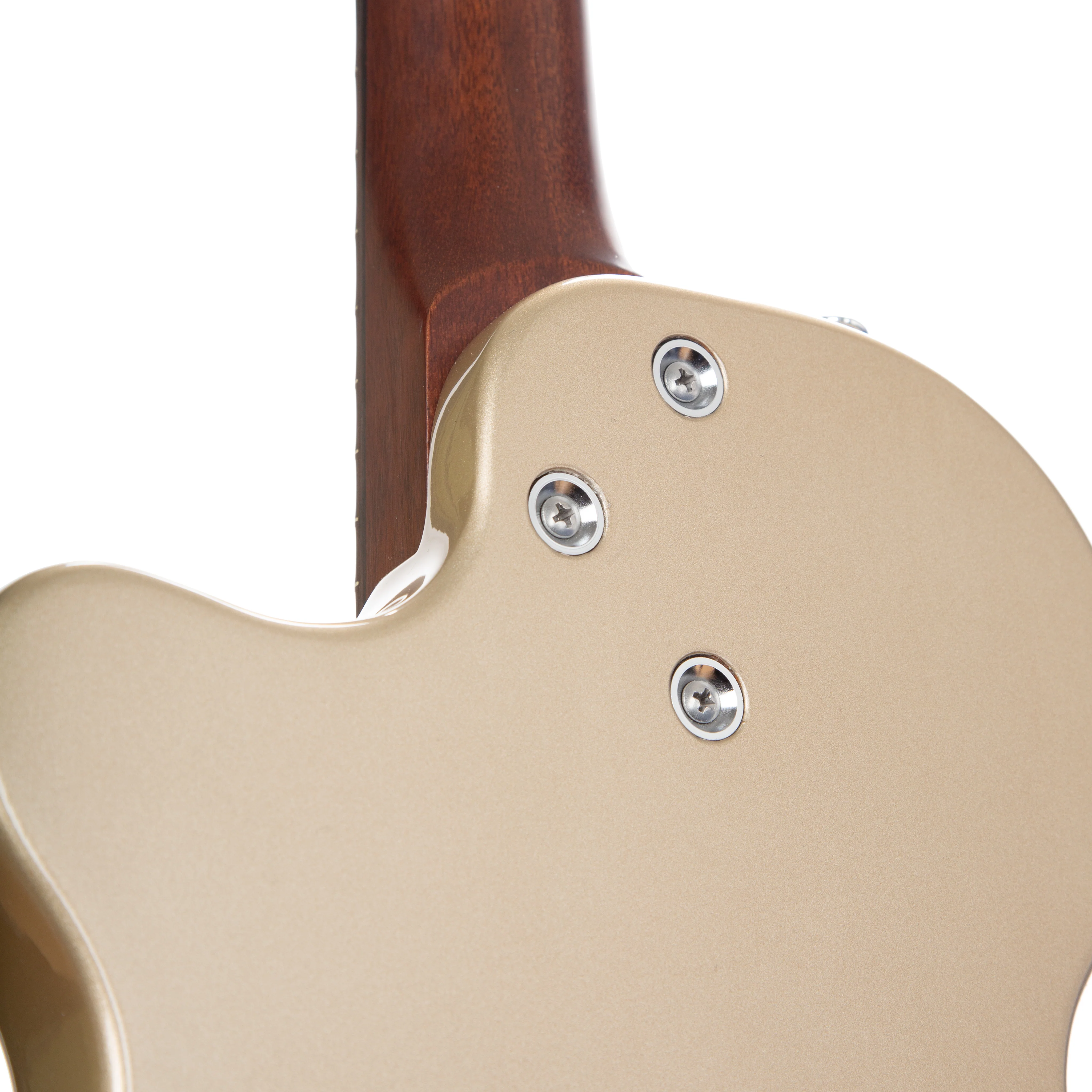 Harmony Standard Series Juno Electric Guitar w/Case, RW FB, Champagne - Image 8