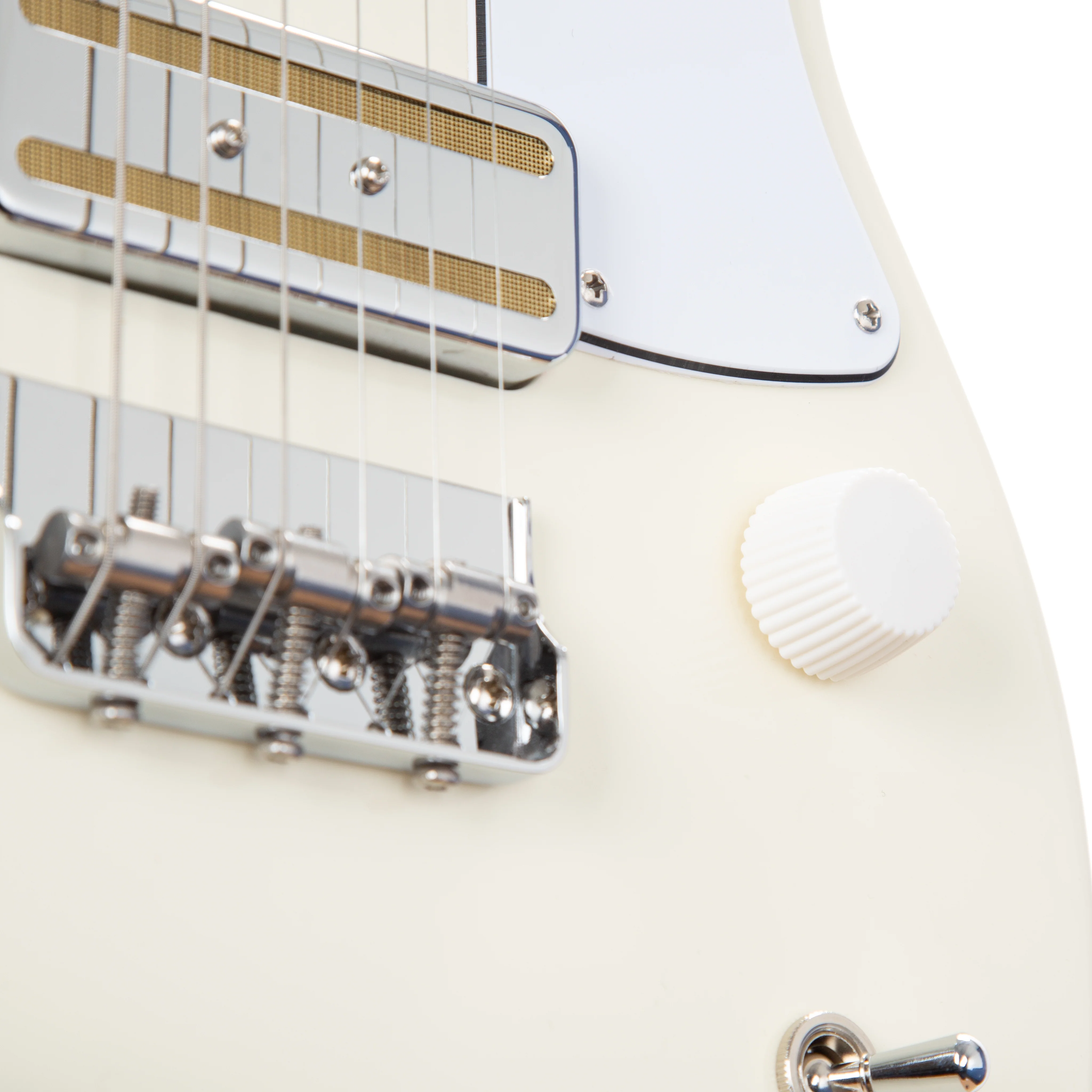 Harmony Standard Series Juno Electric Guitar w/Case, RW FB, Pearl White - Image 7