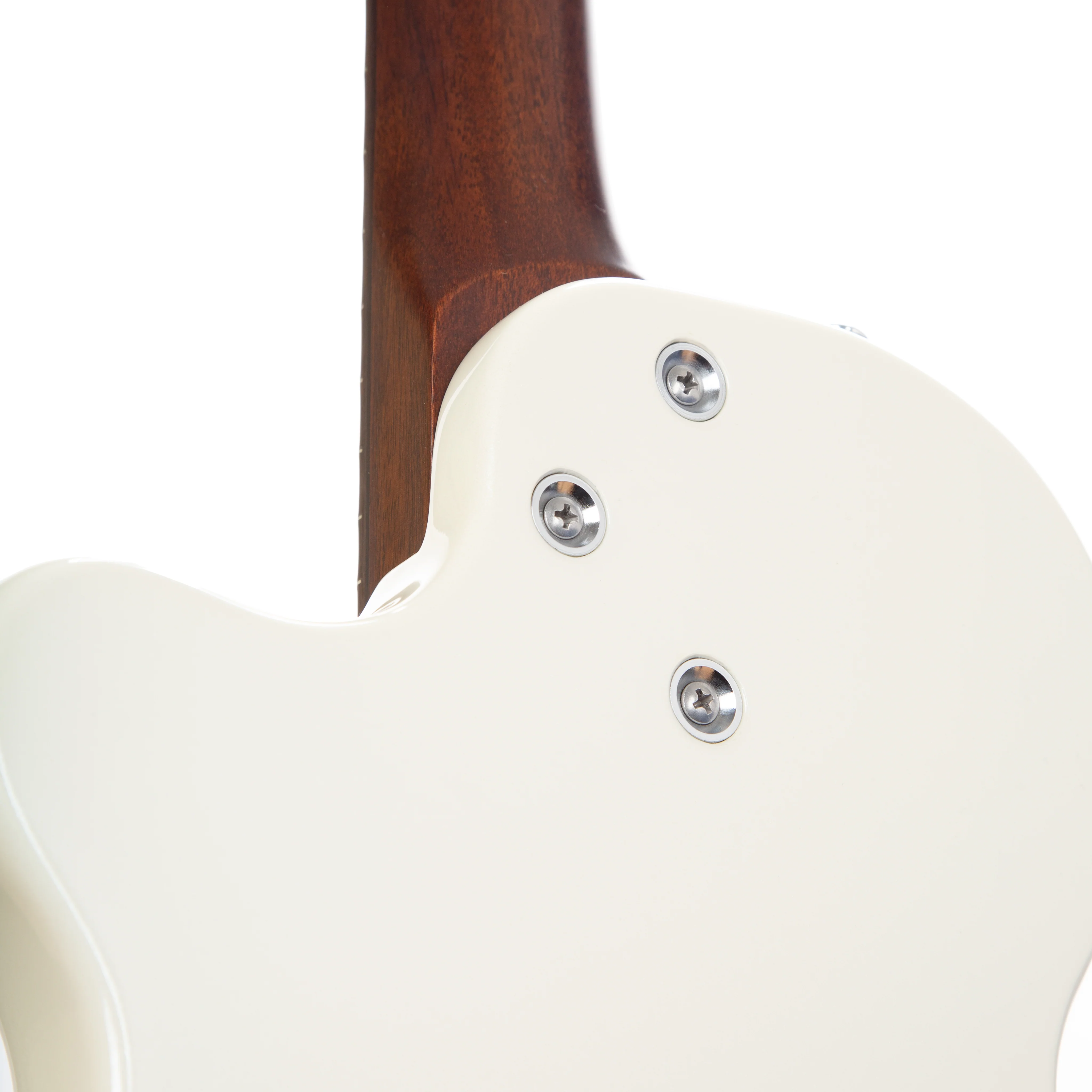 Harmony Standard Series Juno Electric Guitar w/Case, RW FB, Pearl White - Image 8