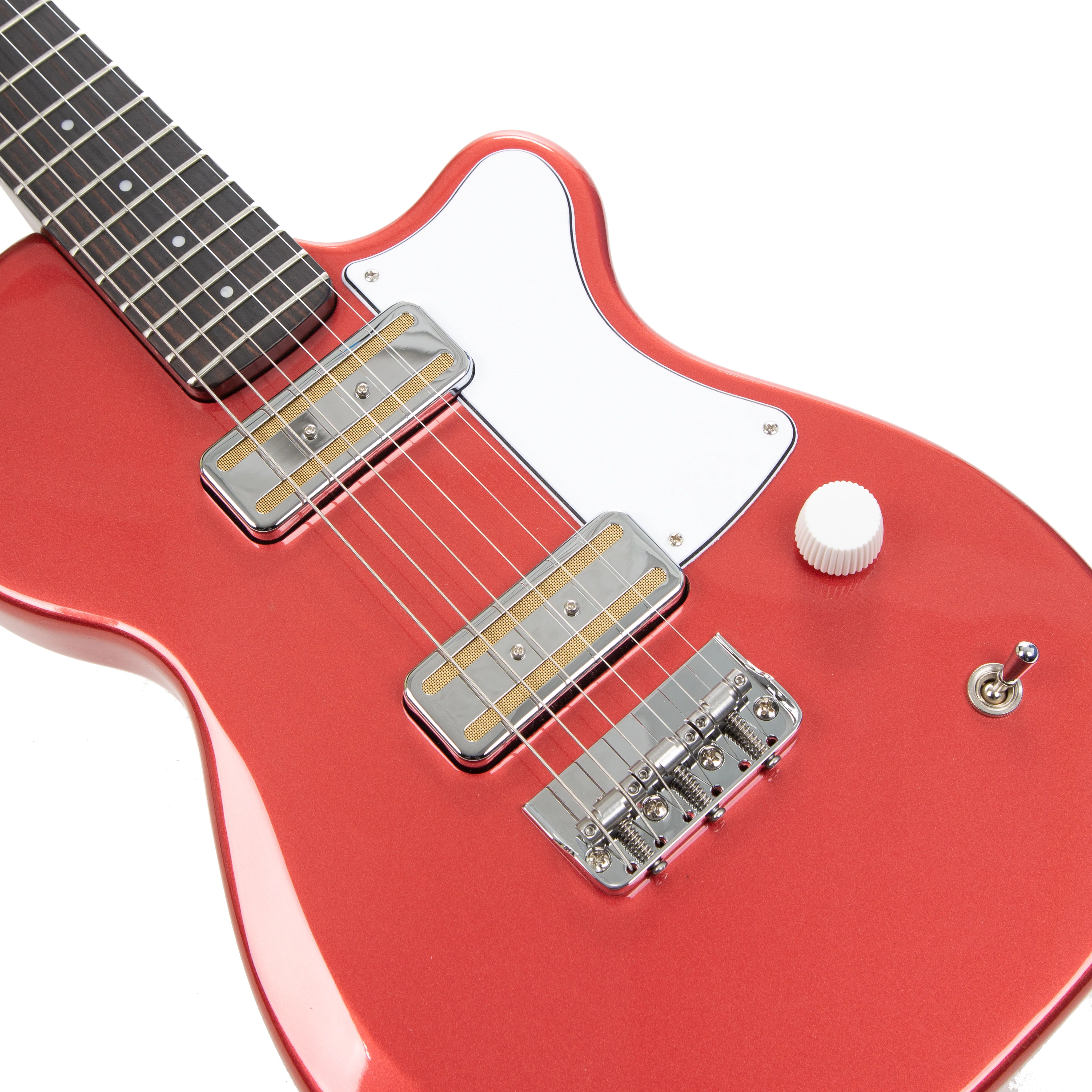 Harmony Standard Series Juno Electric Guitar w/Case, RW FB, Rose - Image 5