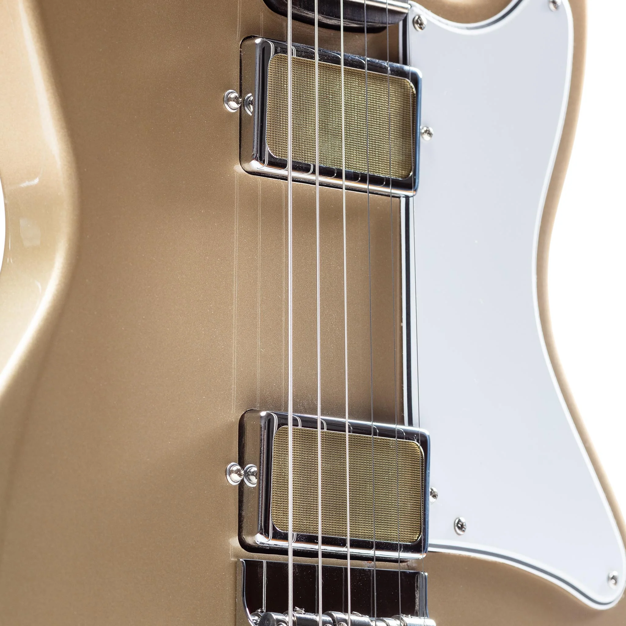 Harmony Standard Series Jupiter Electric Guitar w/Case, RW FB, Champagne - Image 6