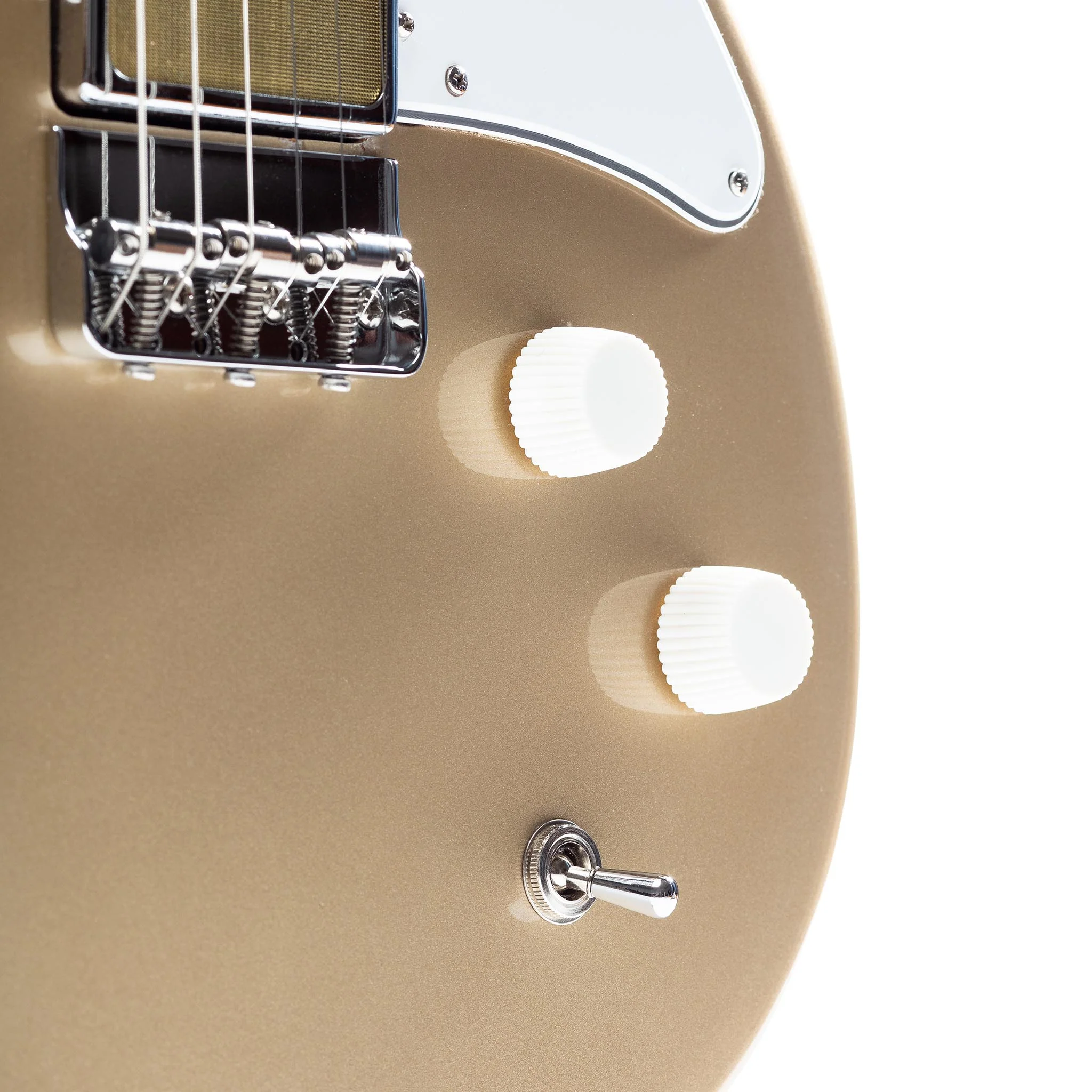 Harmony Standard Series Jupiter Electric Guitar w/Case, RW FB, Champagne - Image 7
