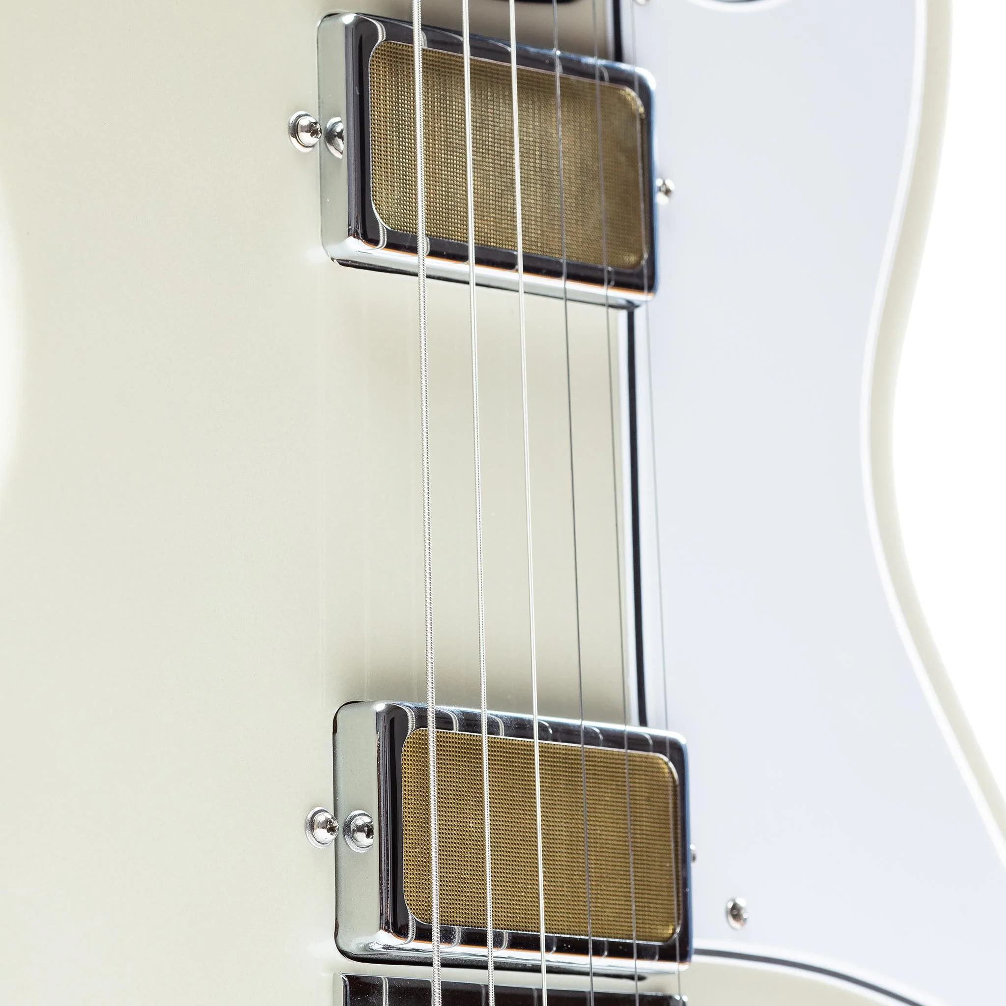Harmony Standard Series Jupiter Electric Guitar w/Case, RW FB, Pearl White - Image 6