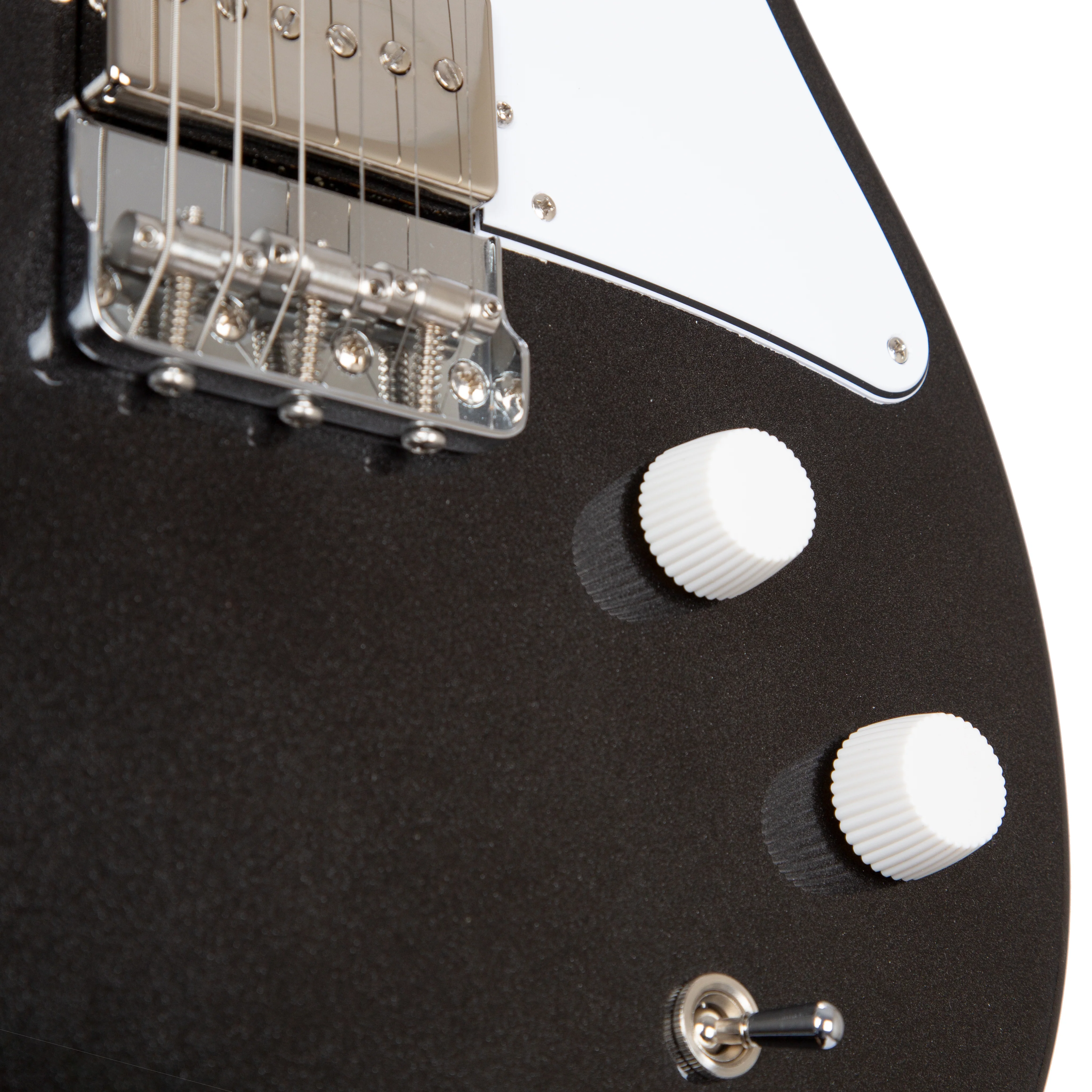 Harmony Standard Series Jupiter w/ Phat Cat P90 Electric Guitar w/ Case, Space Black - Image 7