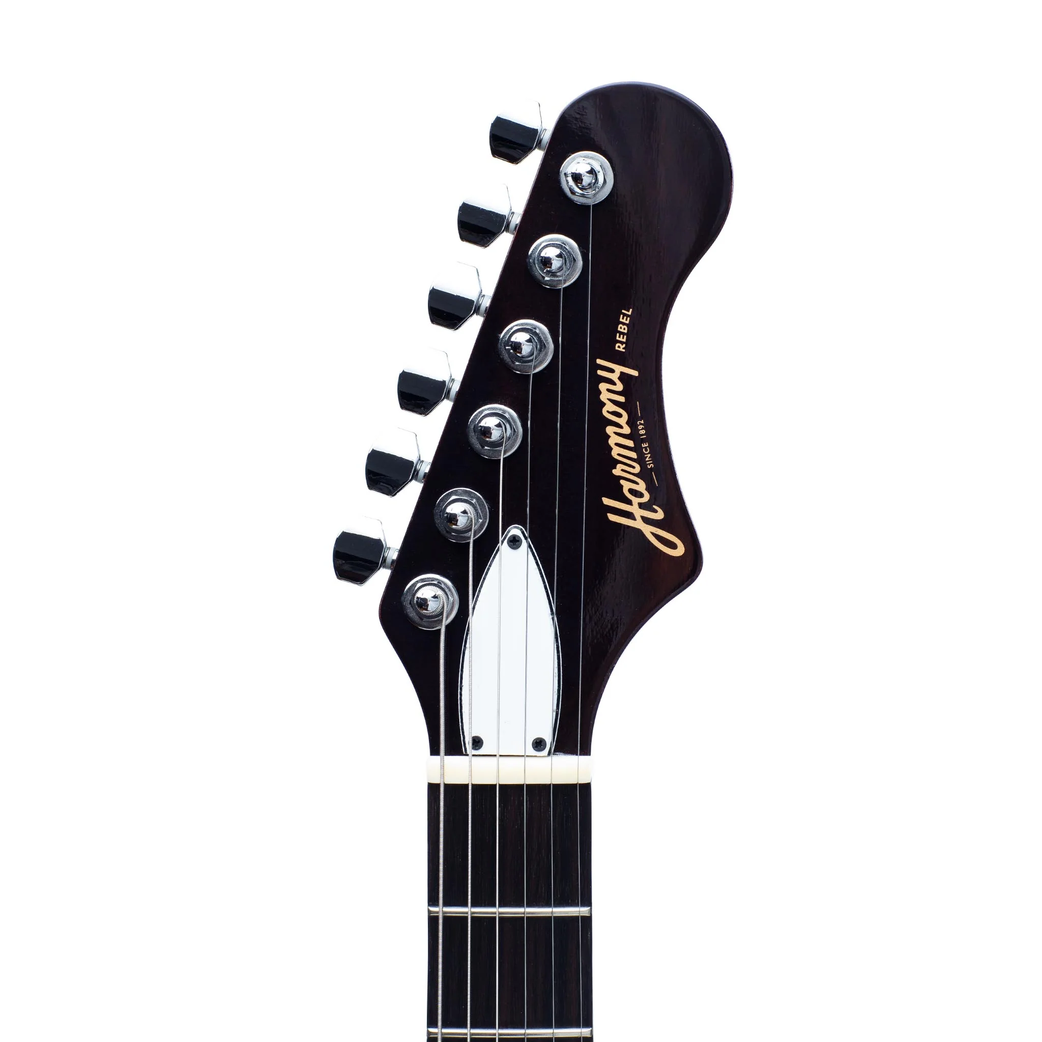 Harmony Standard Series Rebel Electric Guitar w/Case, RW FB, Burgundy - Image 9