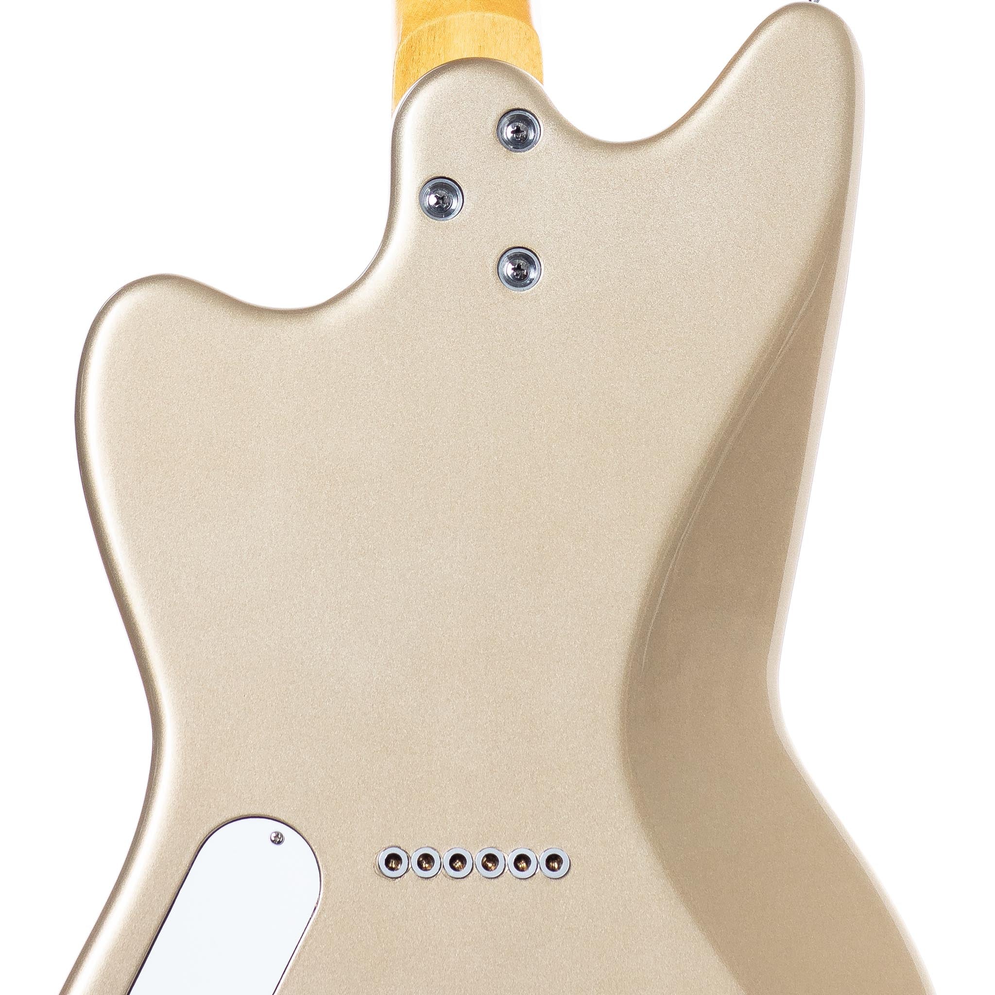 Harmony Standard Series Silhouette Electric Guitar w/Case, RW FB, Champagne - Image 5