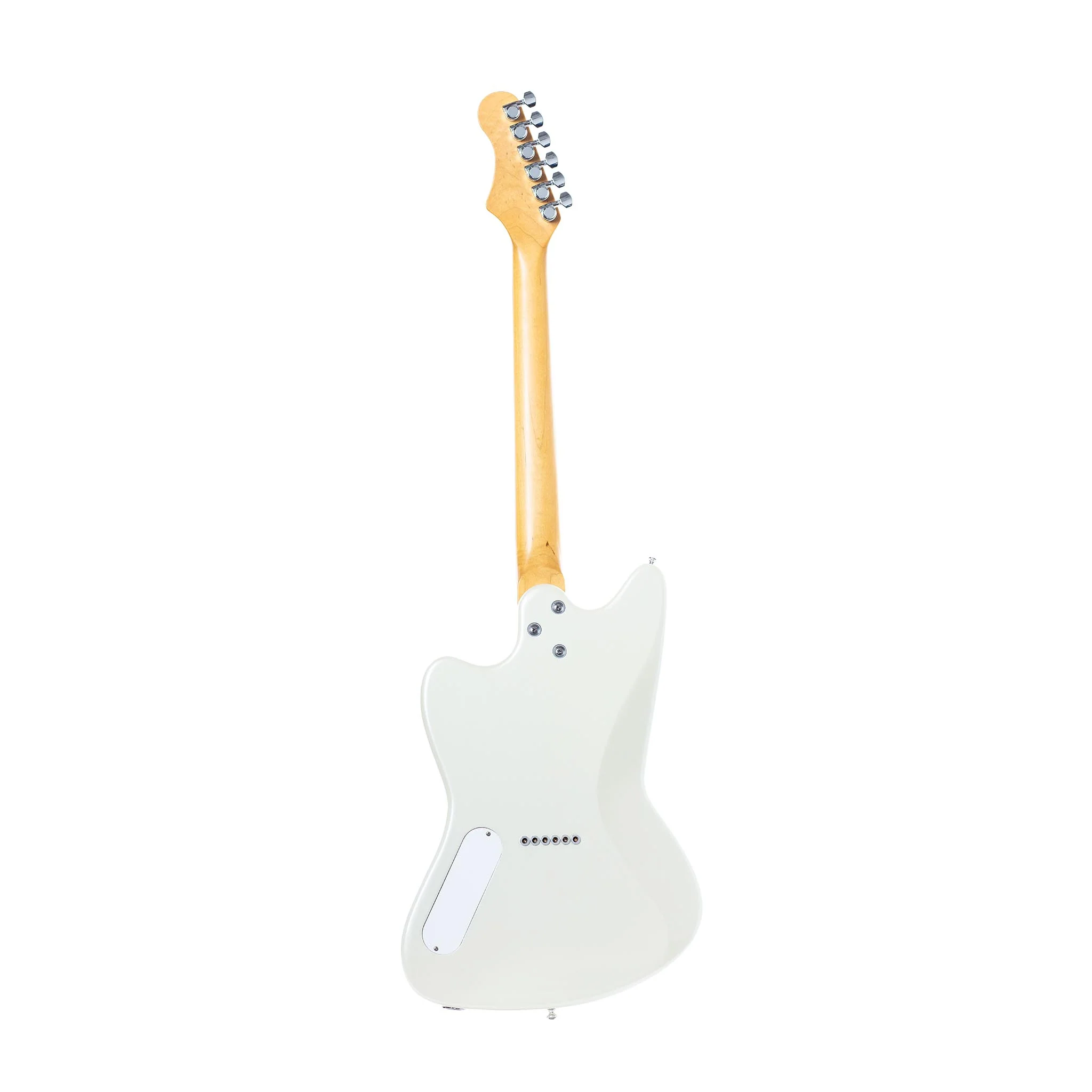 Harmony Standard Series Silhouette Electric Guitar w/Case, RW FB, Pearl White - Image 2