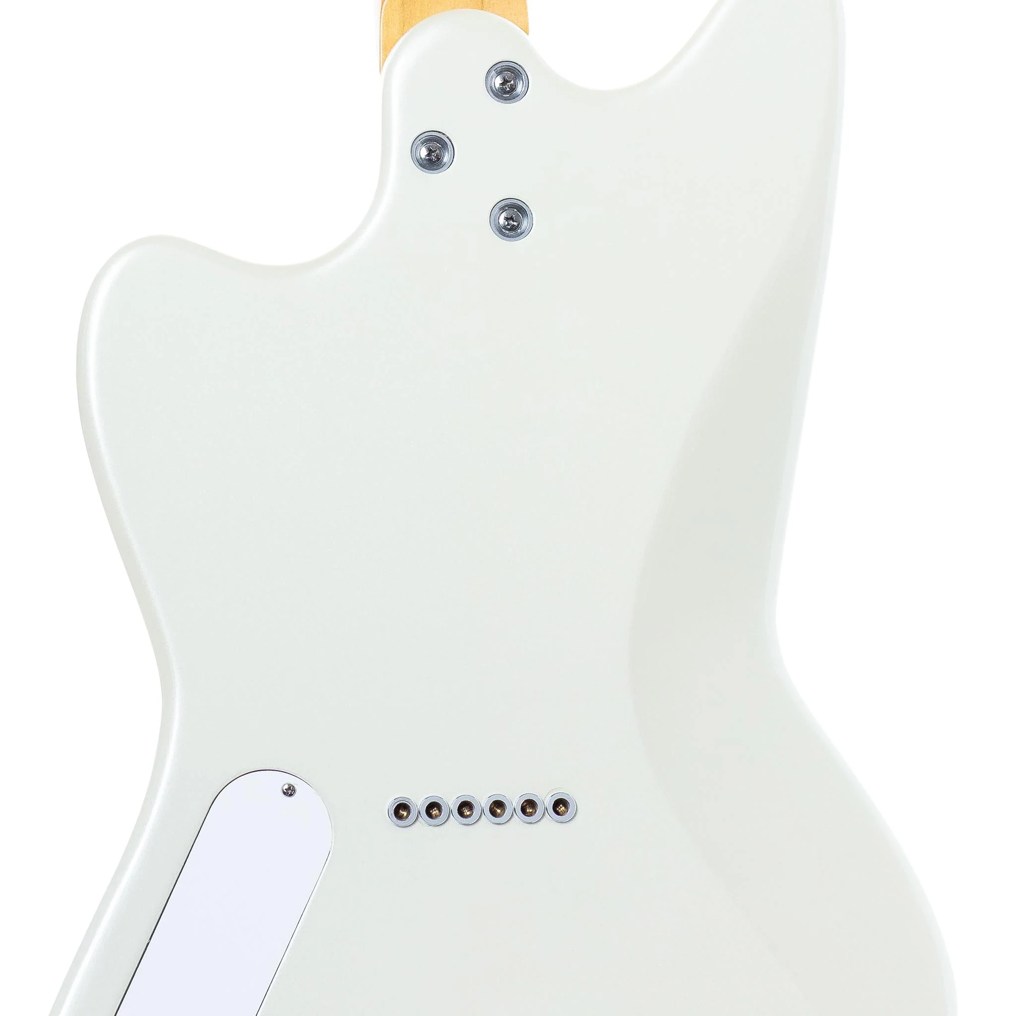 Harmony Standard Series Silhouette Electric Guitar w/Case, RW FB, Pearl White - Image 4