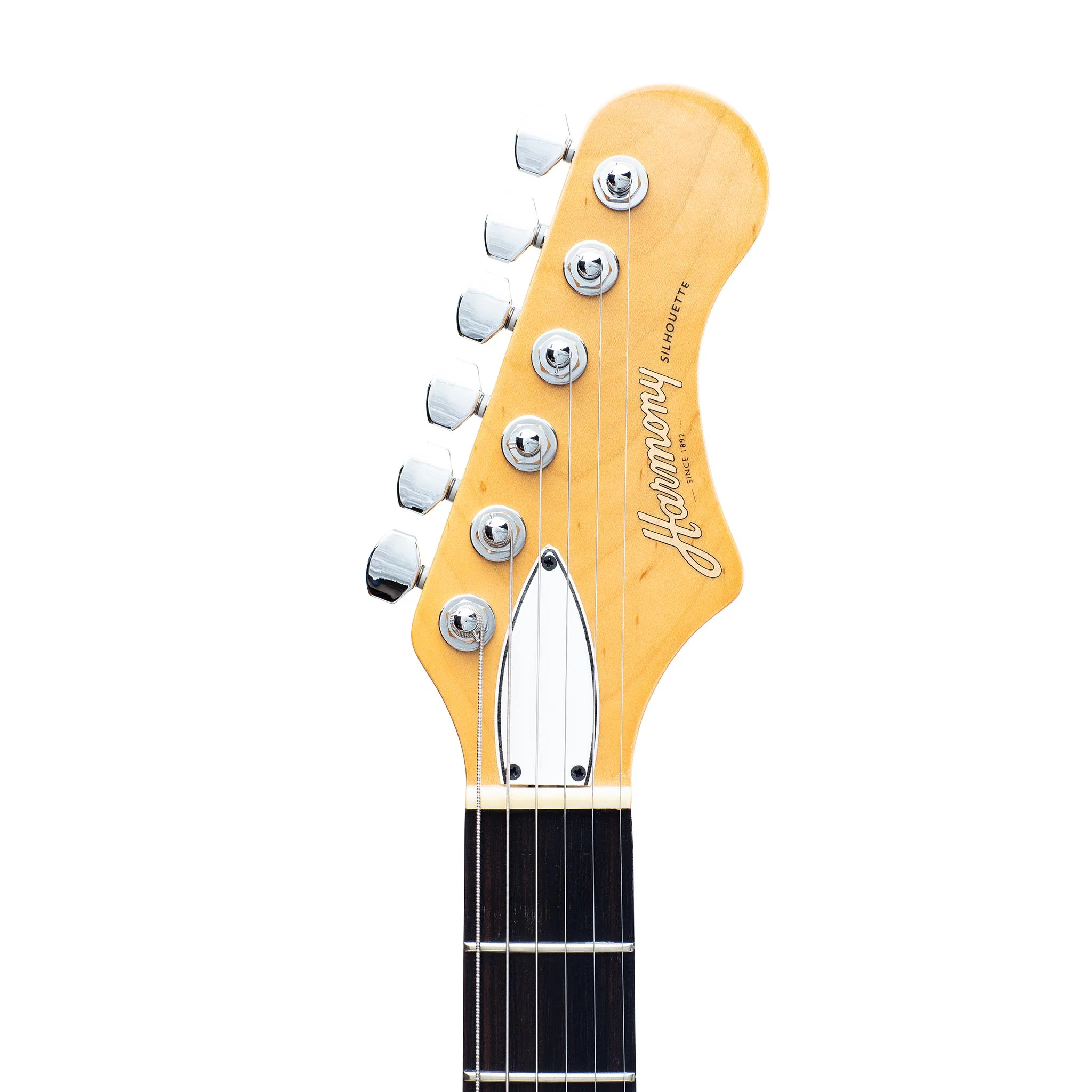 Harmony Standard Series Silhouette Electric Guitar w/Case, RW FB, Slate - Image 6