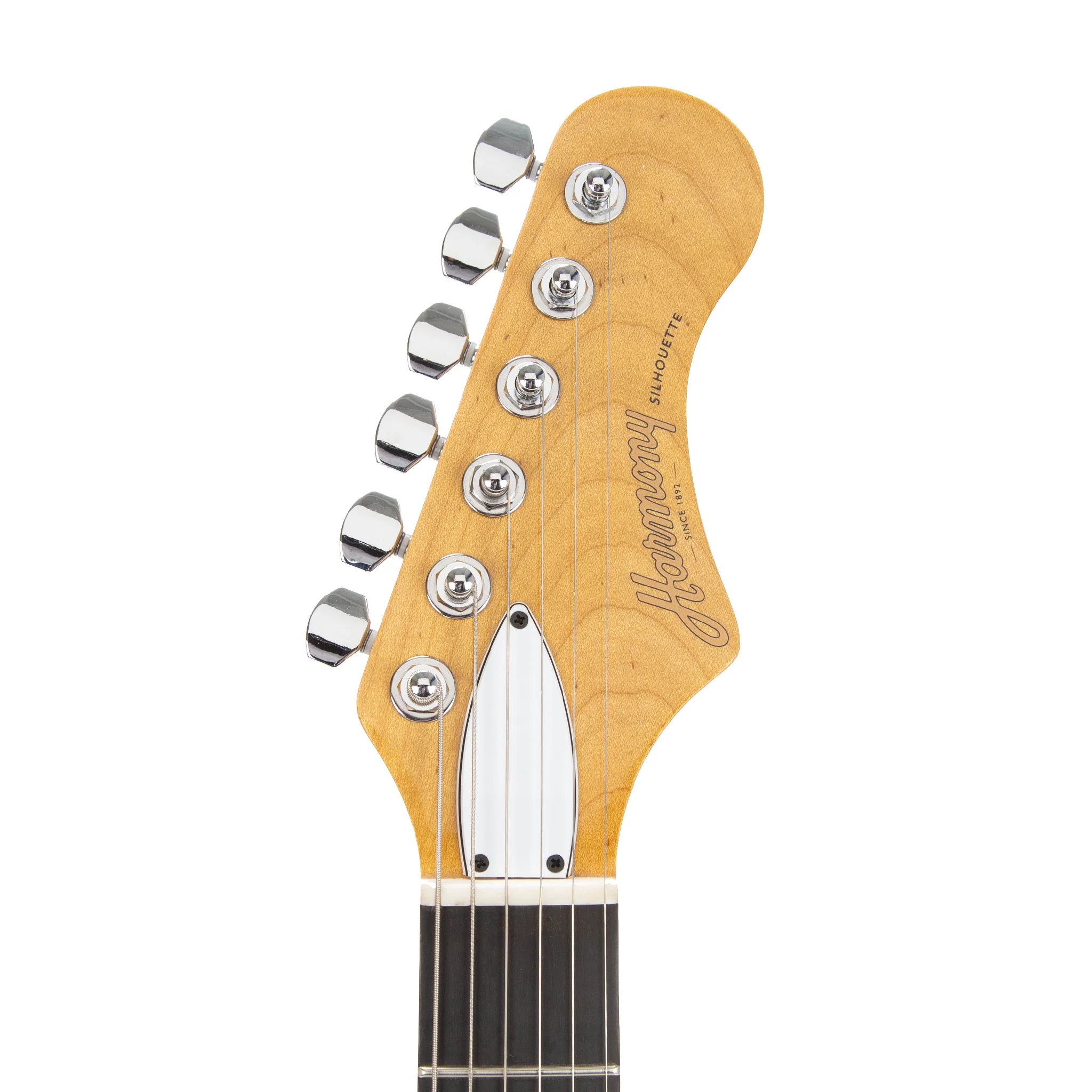 Harmony Standard Series Silhouette w/ Bigsby Electric Guitar w/Case, RW FB, Slate - Image 7