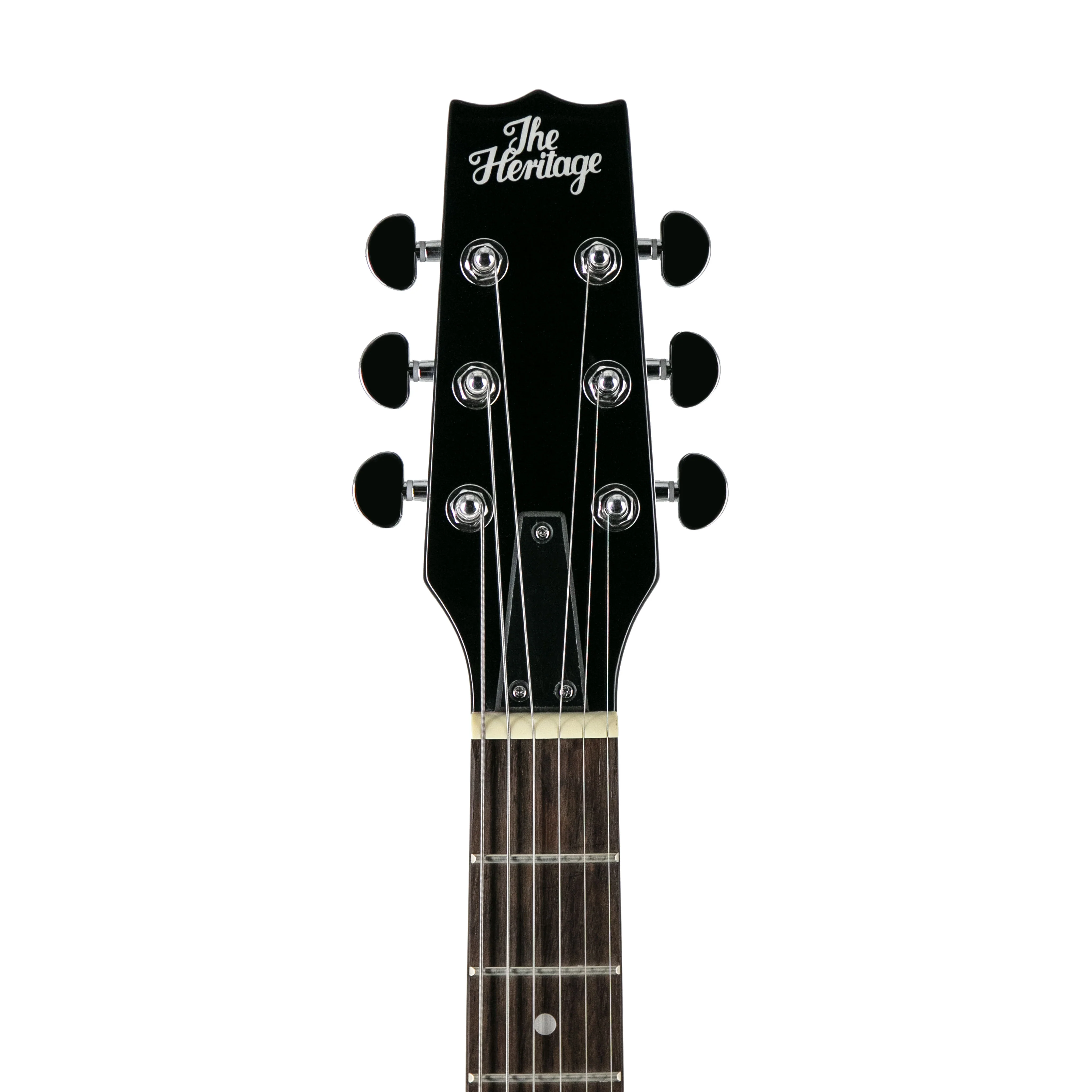Heritage Ascent Collection H-137 Humbucker Electric Guitar, Black - Image 6