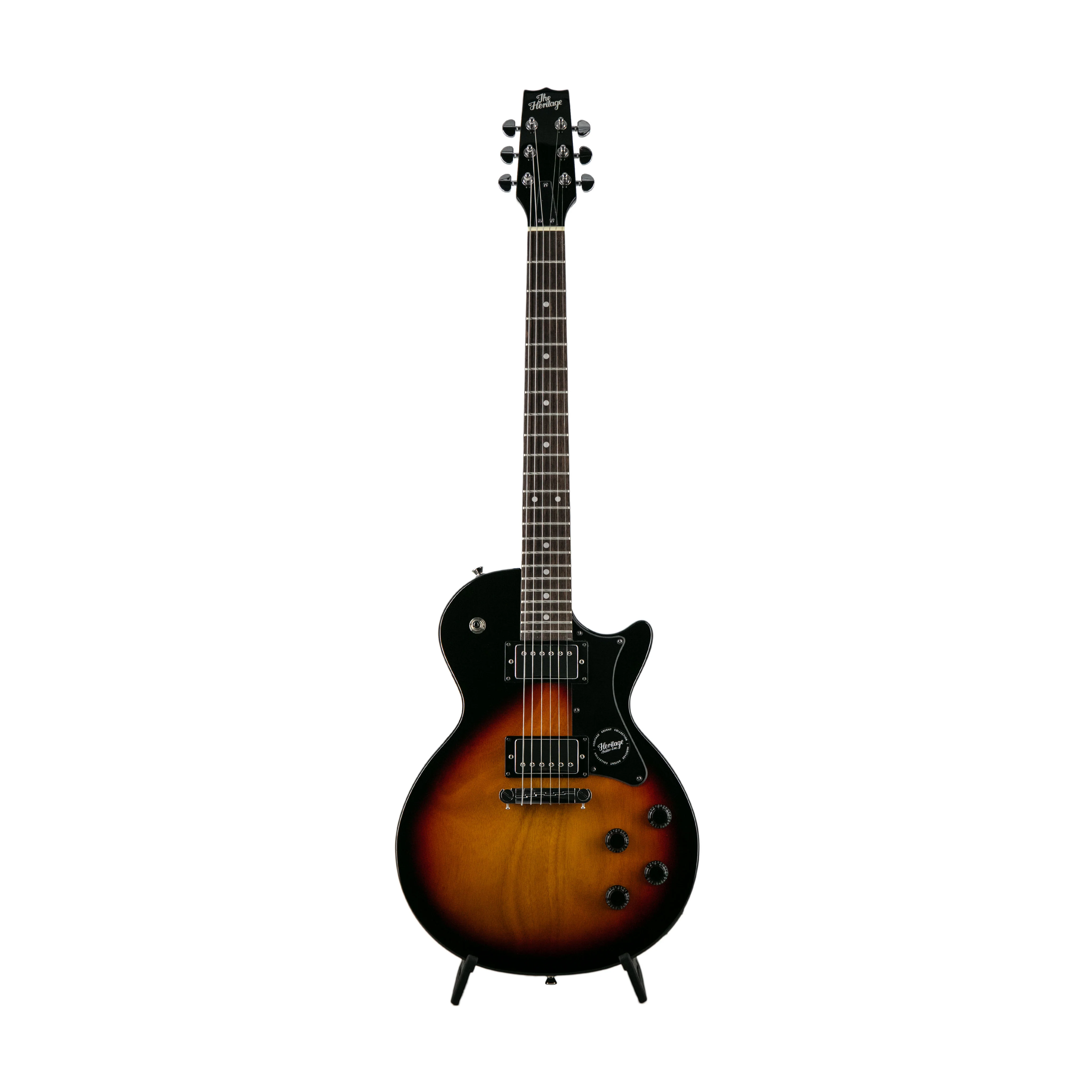 Heritage Ascent Collection H-137 Humbucker Electric Guitar Bundle, Sunburst - Image 2