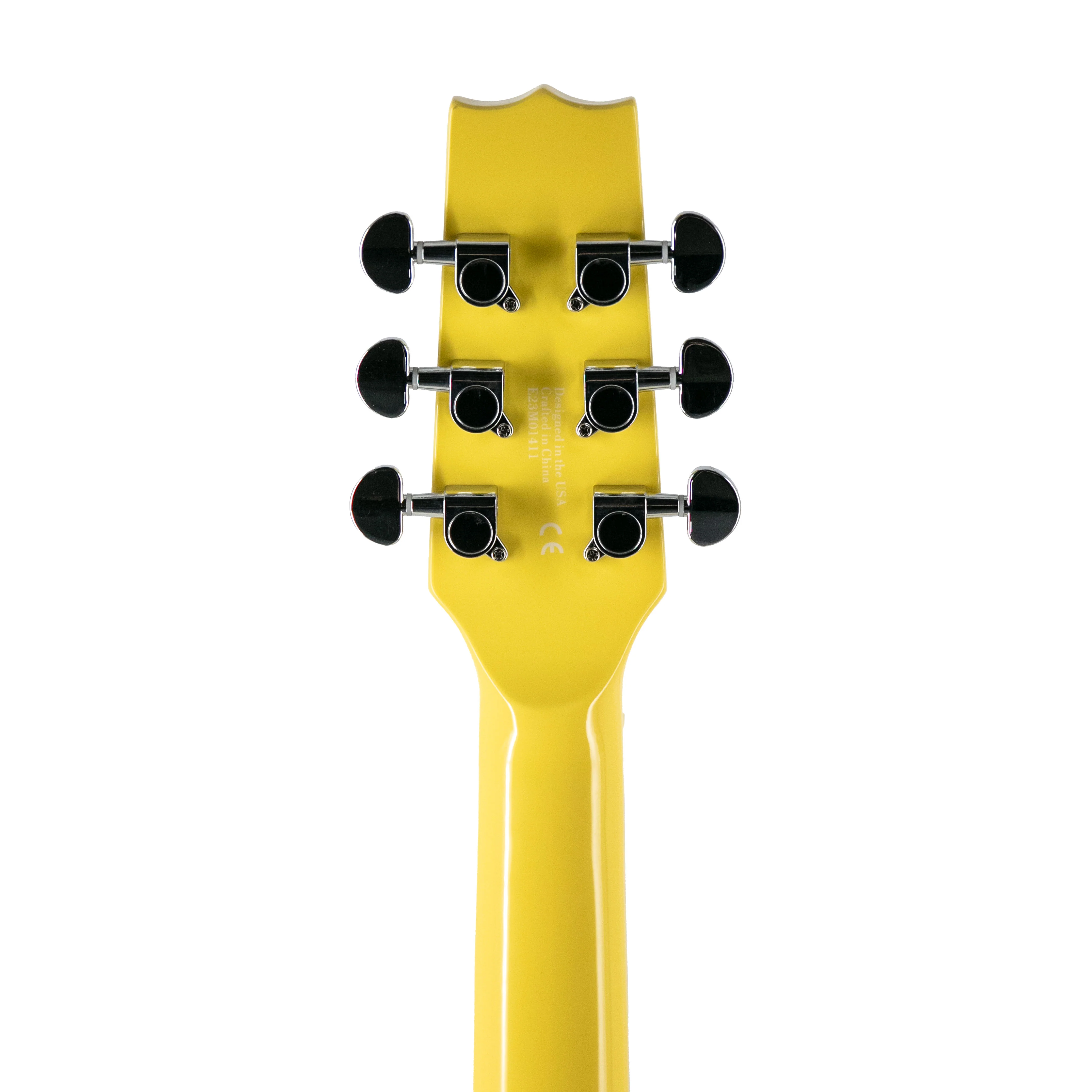 Heritage Ascent Collection H-137 Humbucker Electric Guitar, Marigold Yellow - Image 7