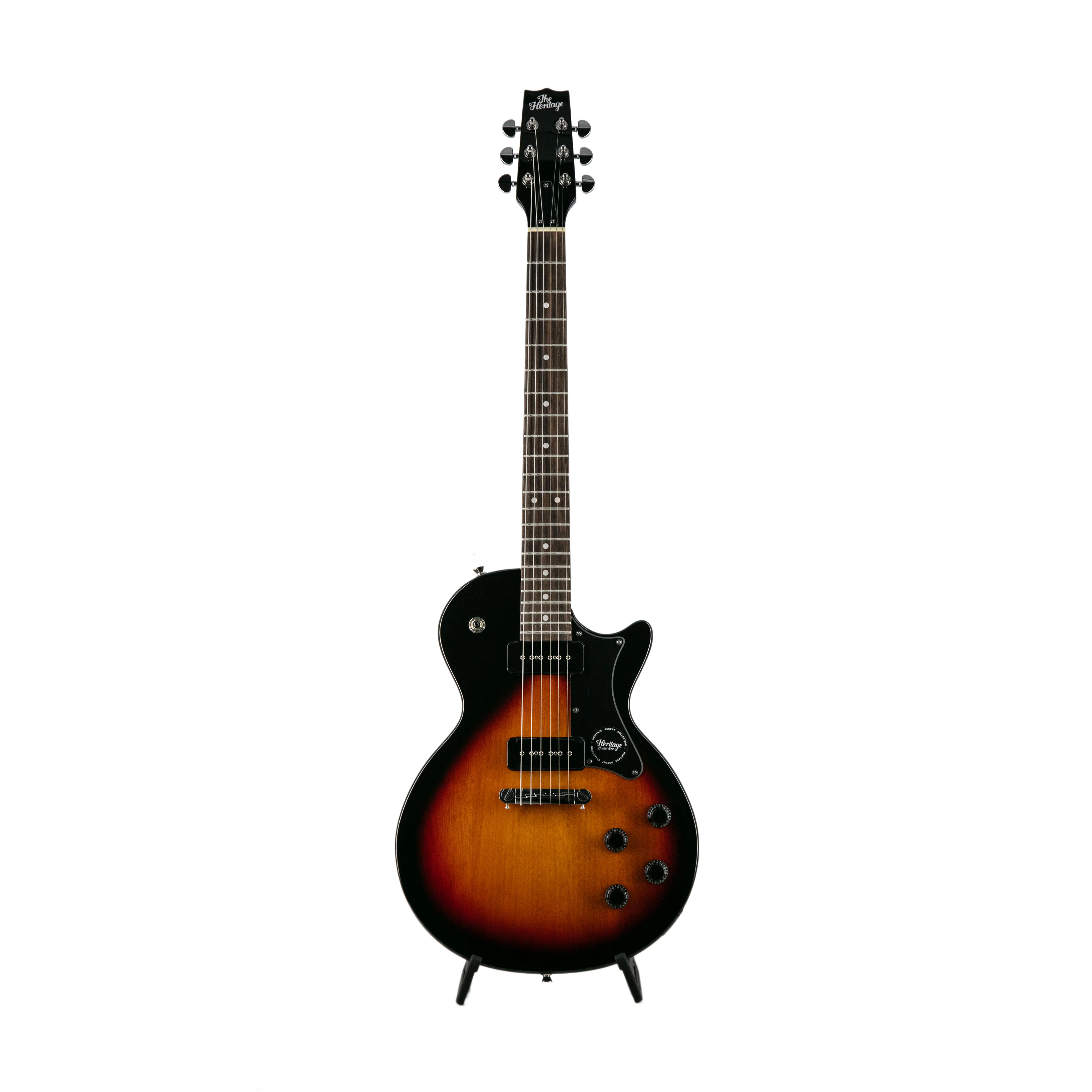 Heritage Ascent Collection H-137 P90 Electric Guitar Bundle, Sunburst - Image 2