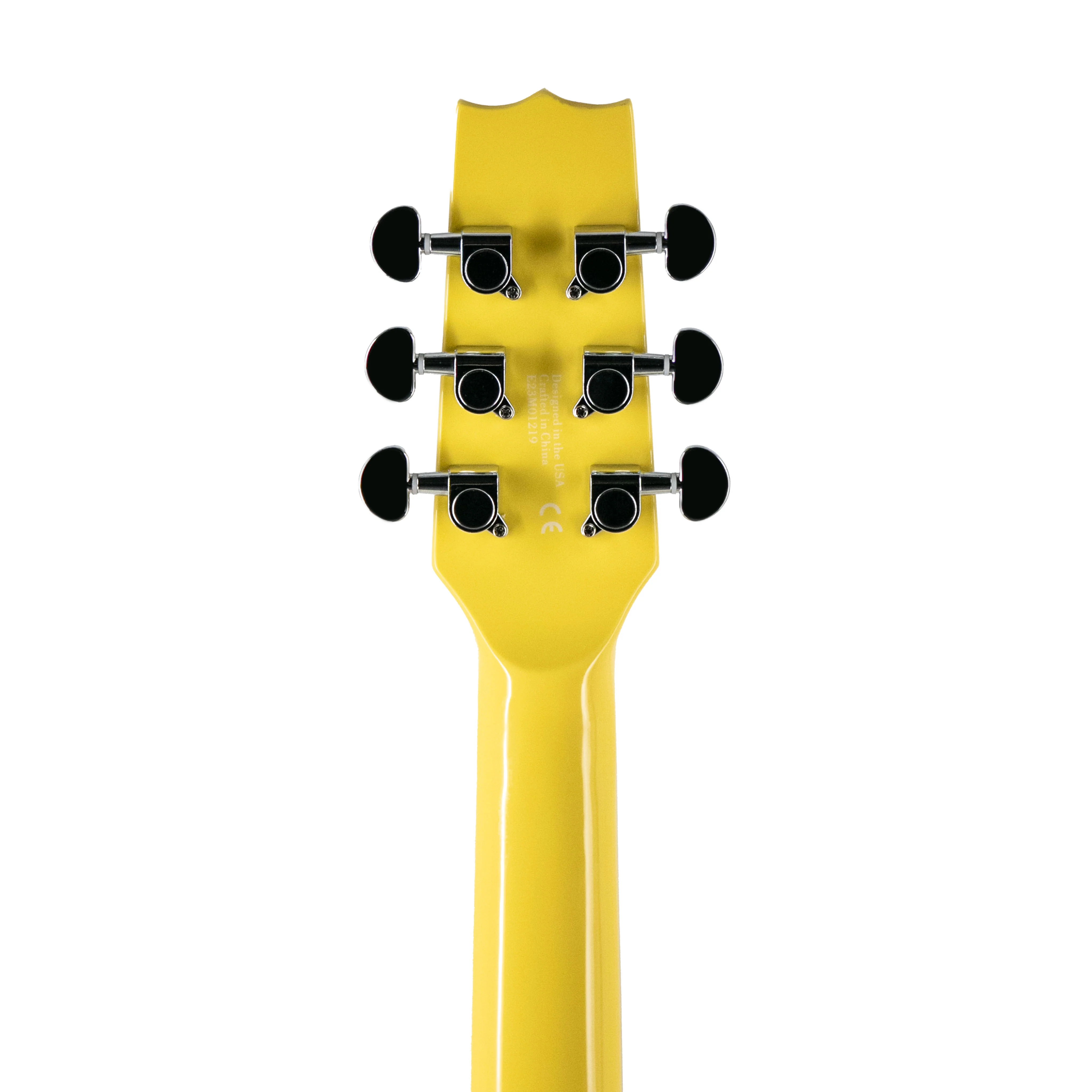 Heritage Ascent Collection H-137 P90 Electric Guitar, Marigold Yellow - Image 7