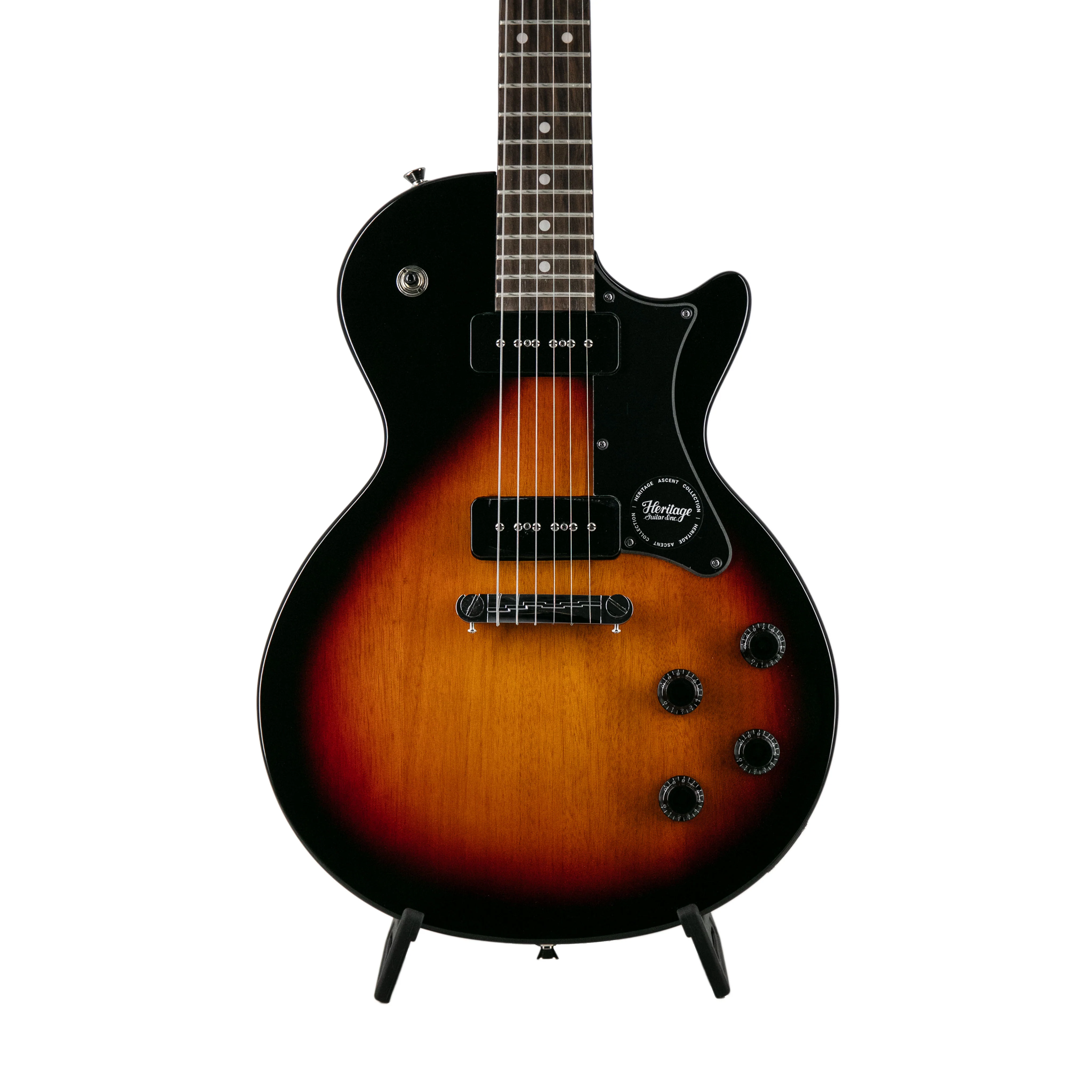 Heritage Ascent Collection H-137 P90 Electric Guitar, Sunburst - Image 3