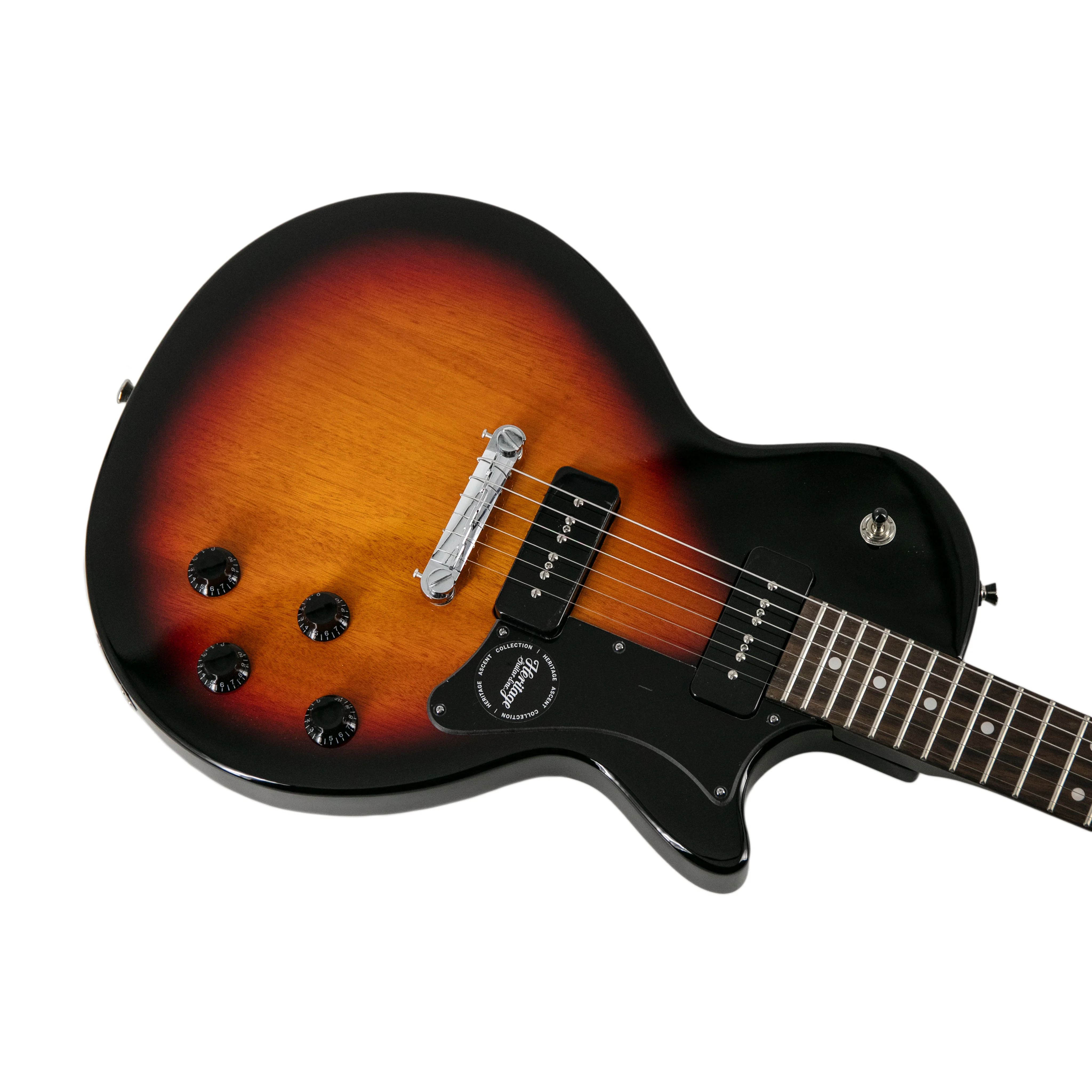 Heritage Ascent Collection H-137 P90 Electric Guitar, Sunburst - Image 5