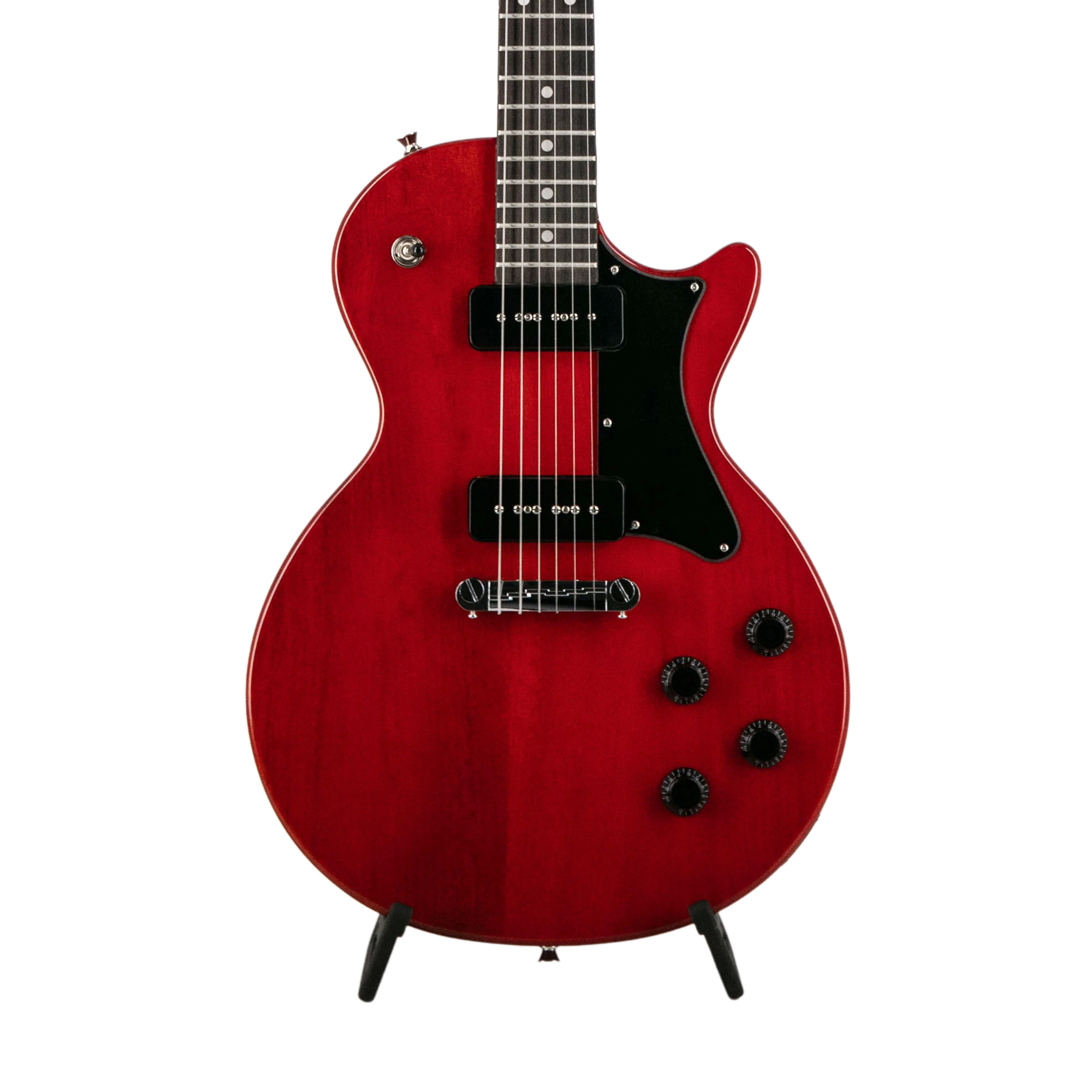 Heritage Ascent Collection H-137 P90 Electric Guitar, Vintage Cherry - Image 3