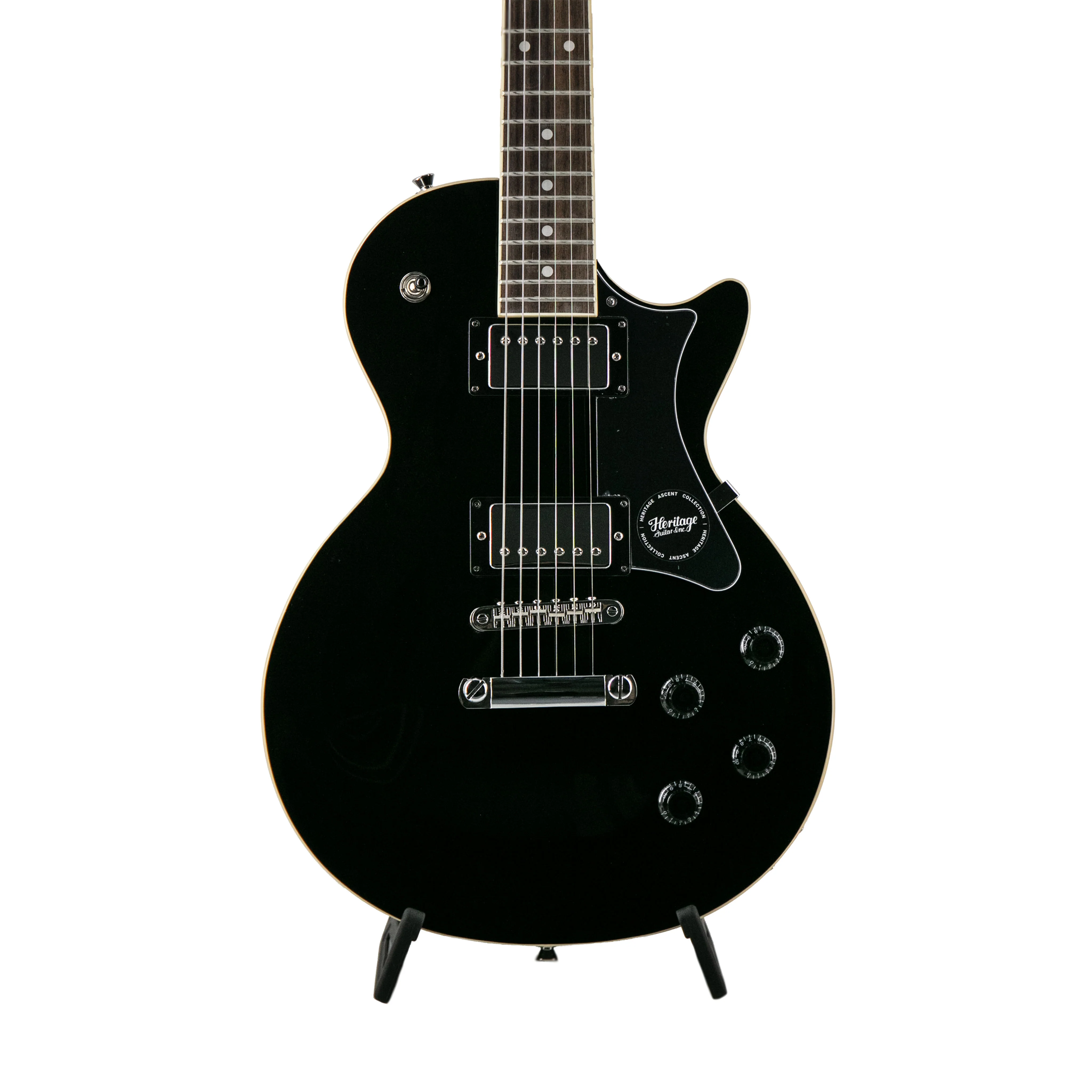 Heritage Ascent Collection H-150 Electric Guitar, Black - Image 3