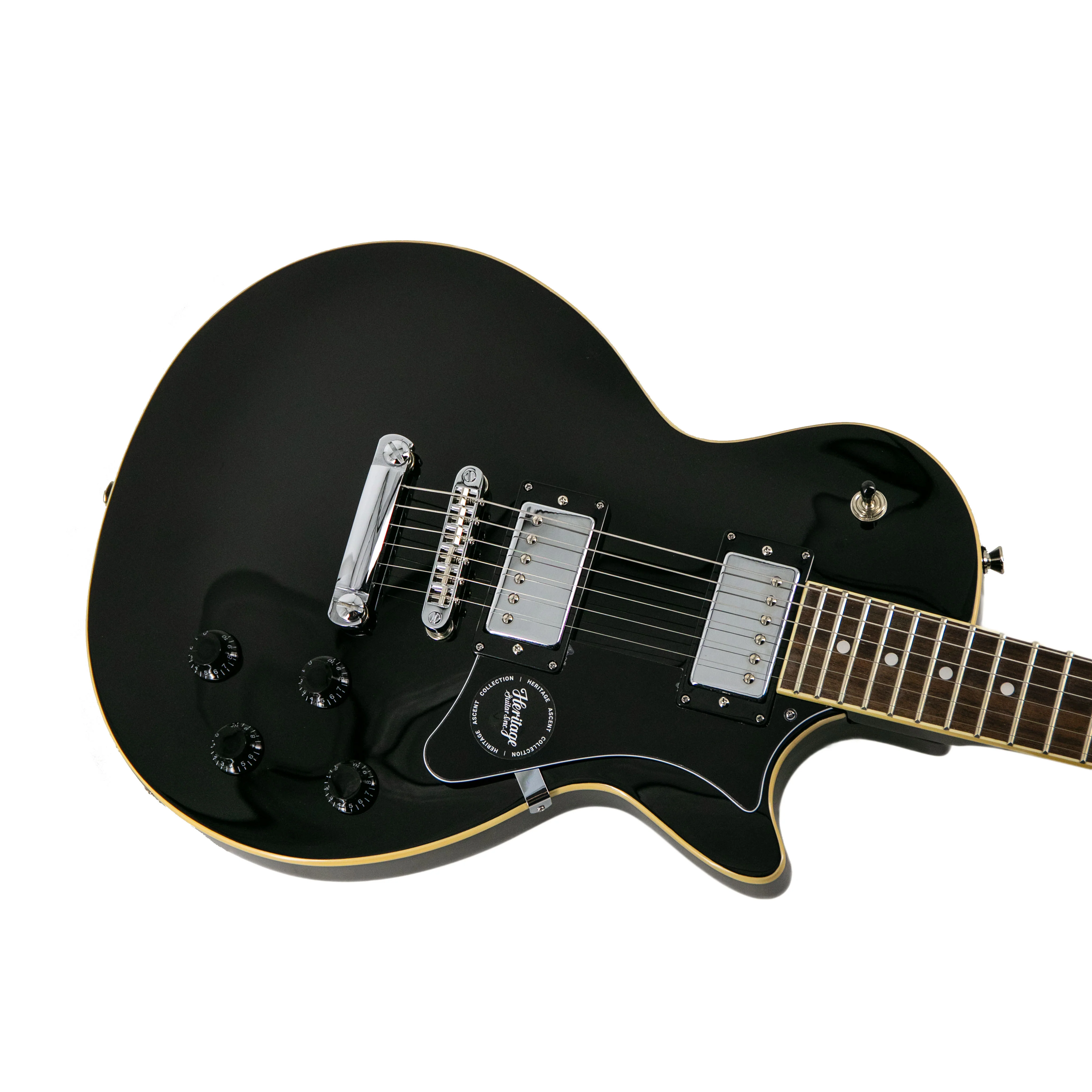 Heritage Ascent Collection H-150 Electric Guitar, Black - Image 5