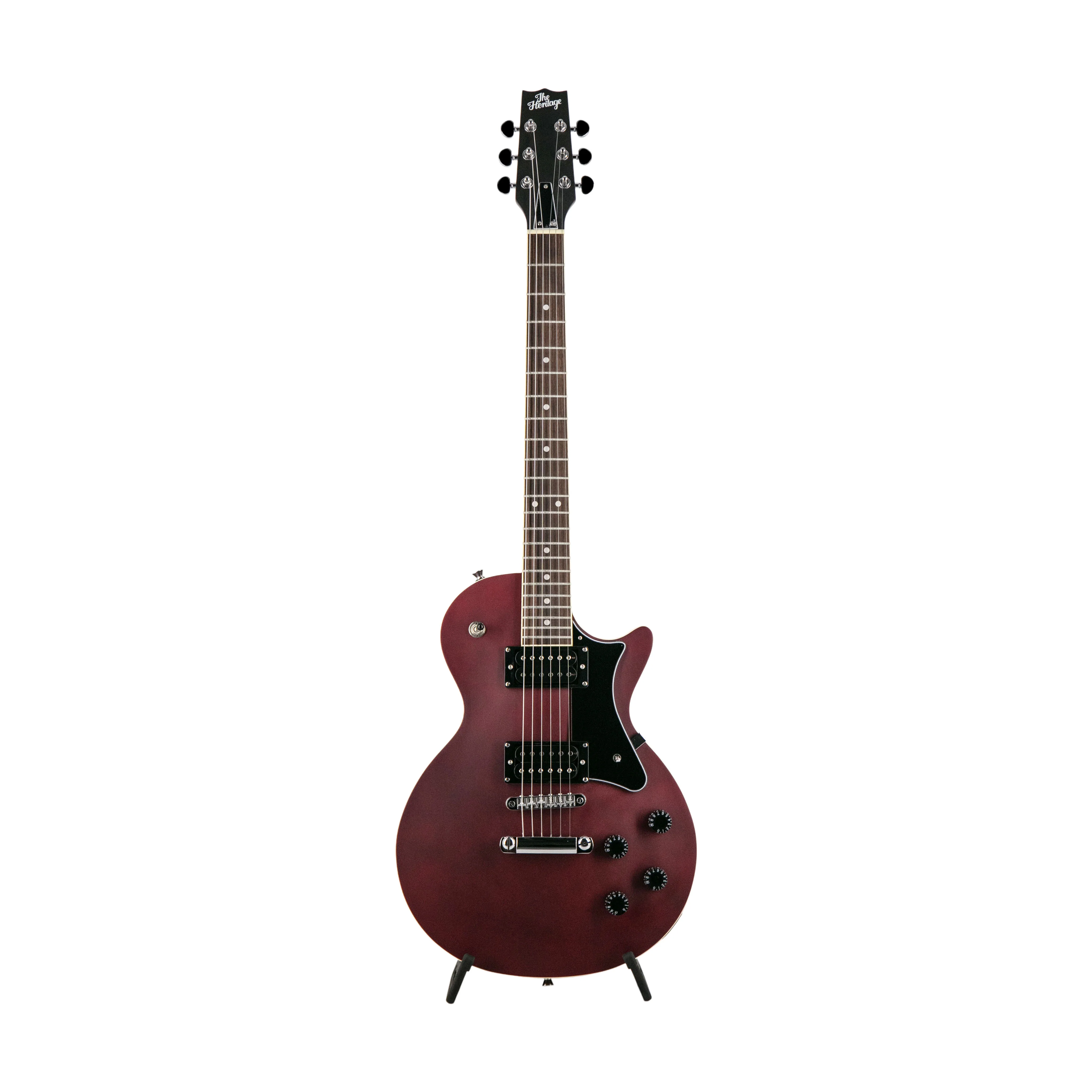 Heritage Ascent Collection H-150 Electric Guitar Bundle, Matte Burgundy - Image 2