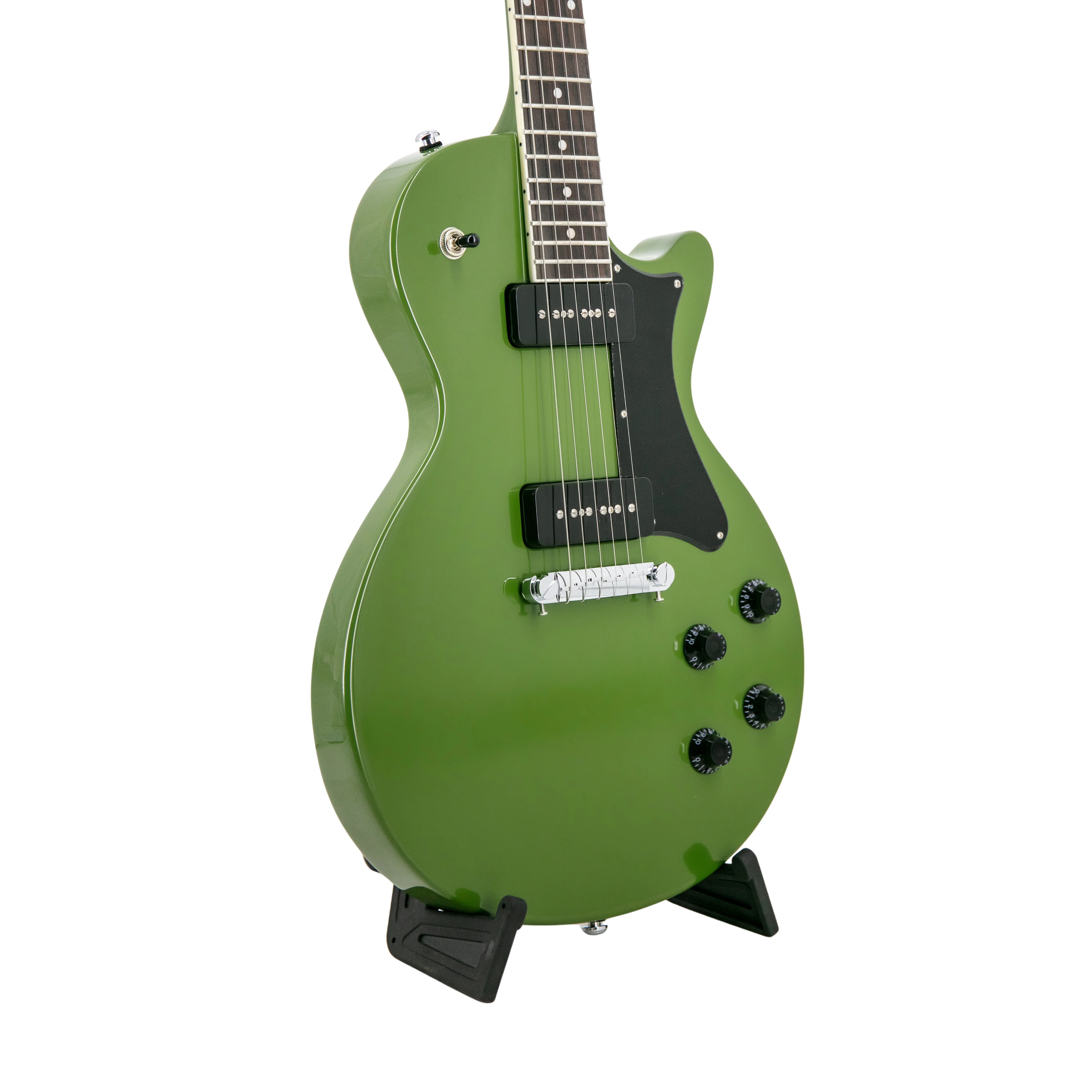 Heritage Ascent+ Collection H-137 Electric Guitar, Olive Drab - Image 10