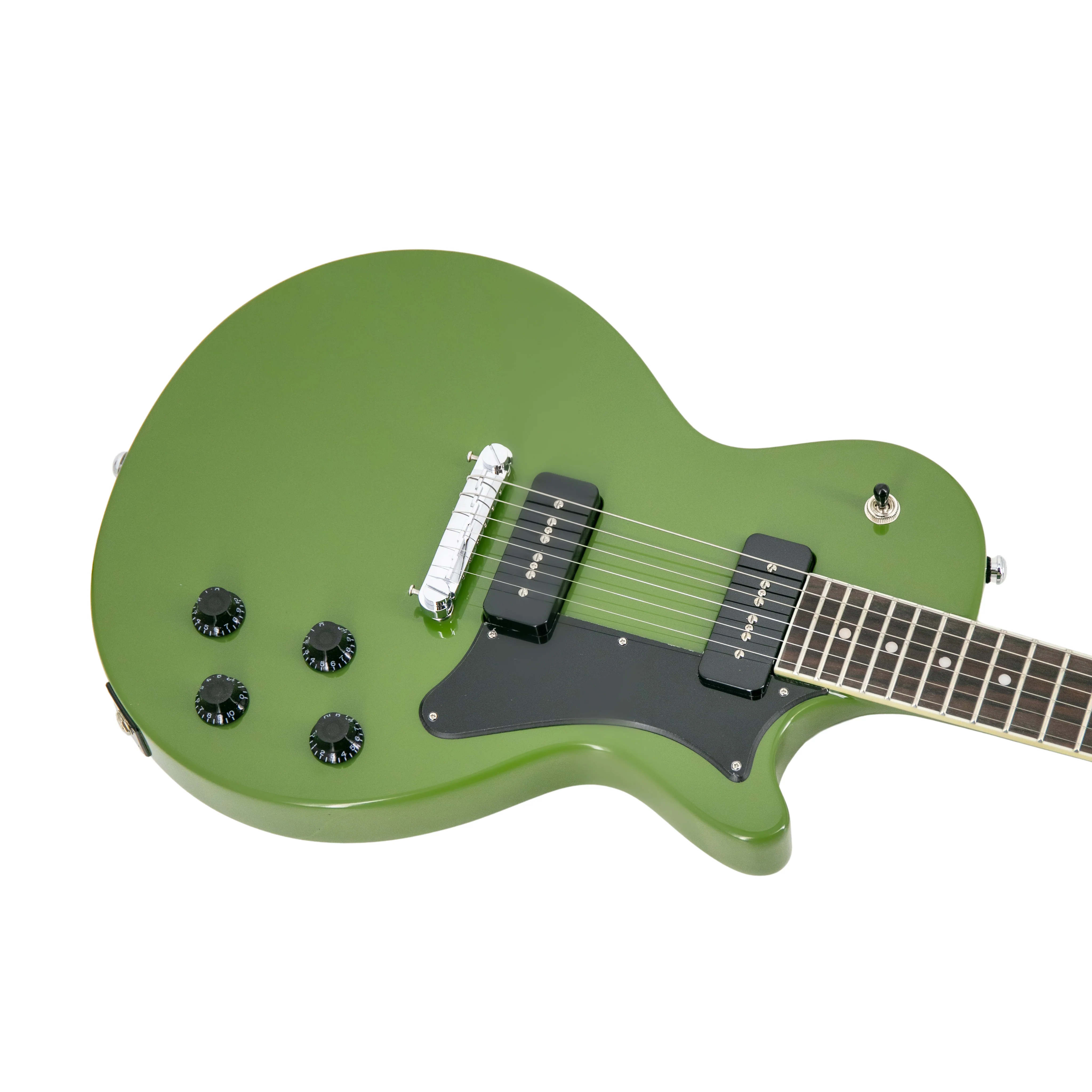 Heritage Ascent+ Collection H-137 Electric Guitar, Olive Drab - Image 12