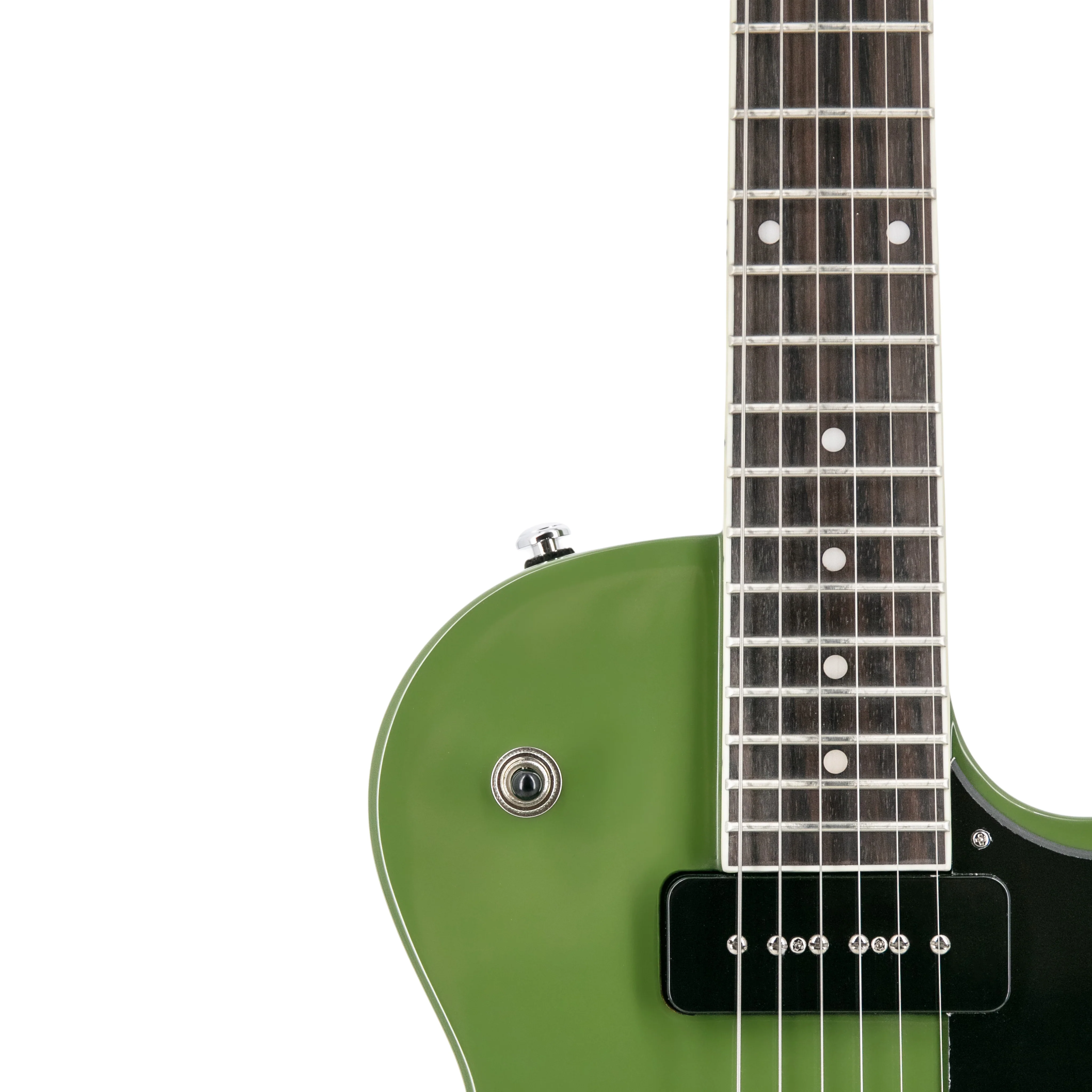 Heritage Ascent+ Collection H-137 Electric Guitar, Olive Drab - Image 9