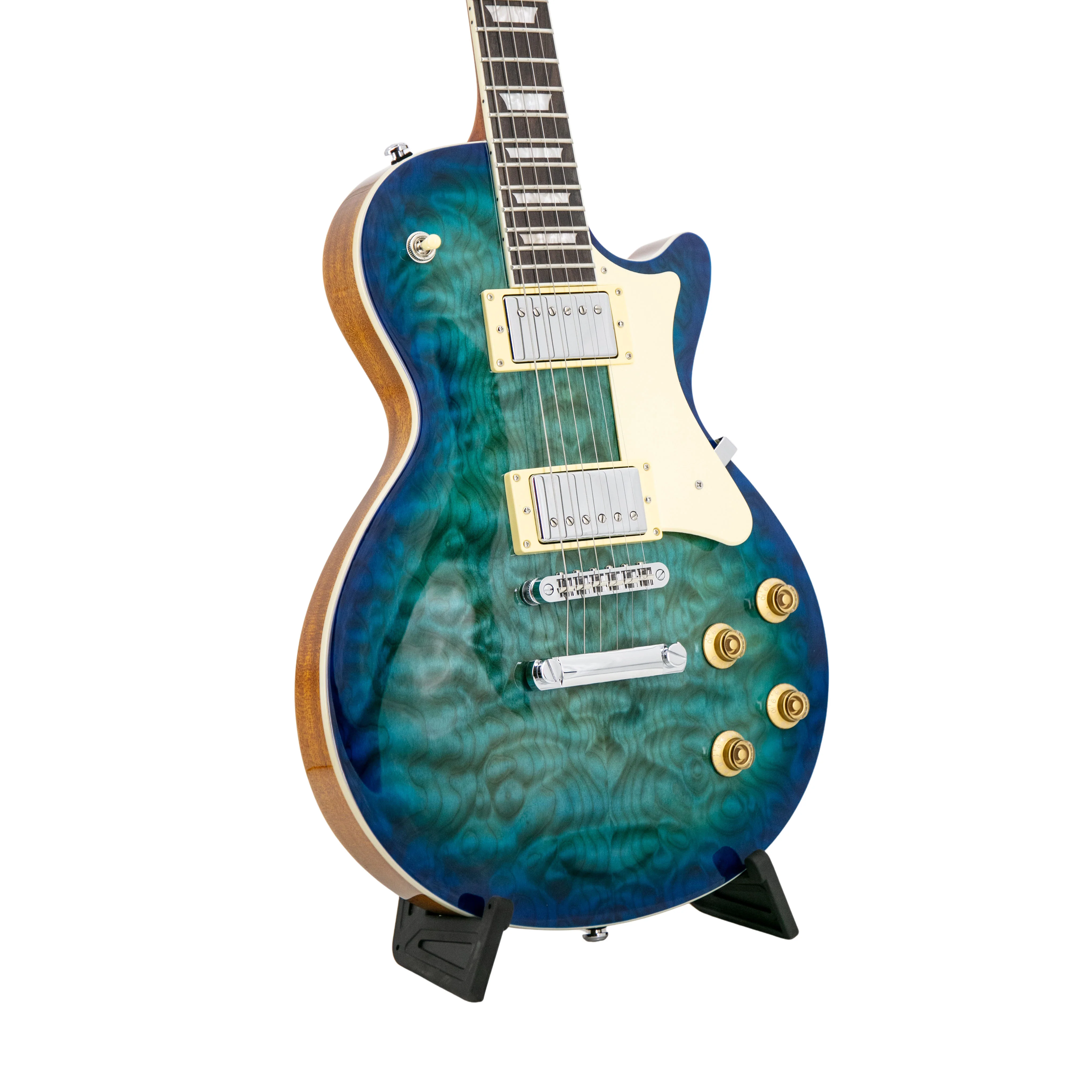 Heritage Ascent+ Collection H-150 Electric Guitar, Lake Blue Burst - Image 10