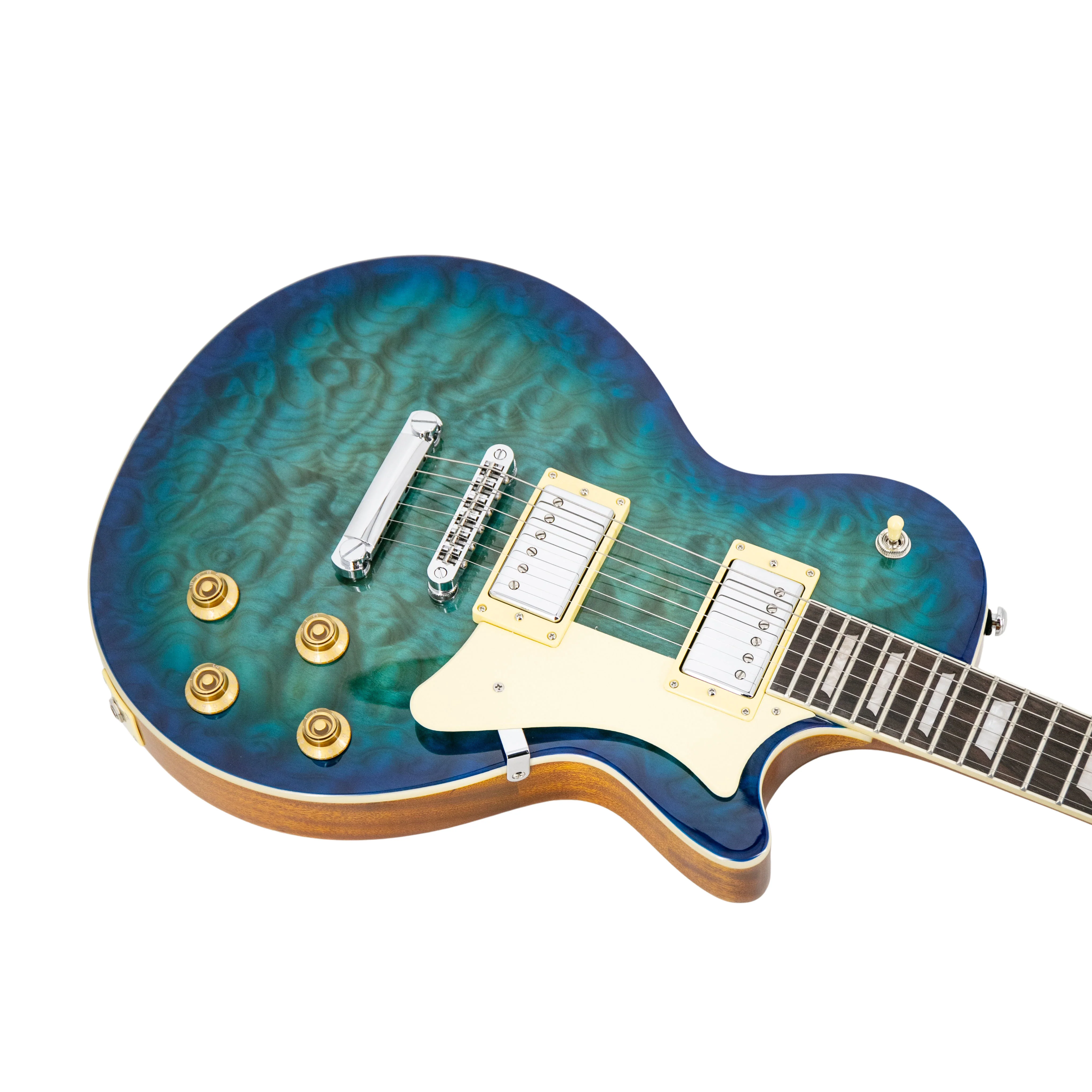 Heritage Ascent+ Collection H-150 Electric Guitar, Lake Blue Burst - Image 12