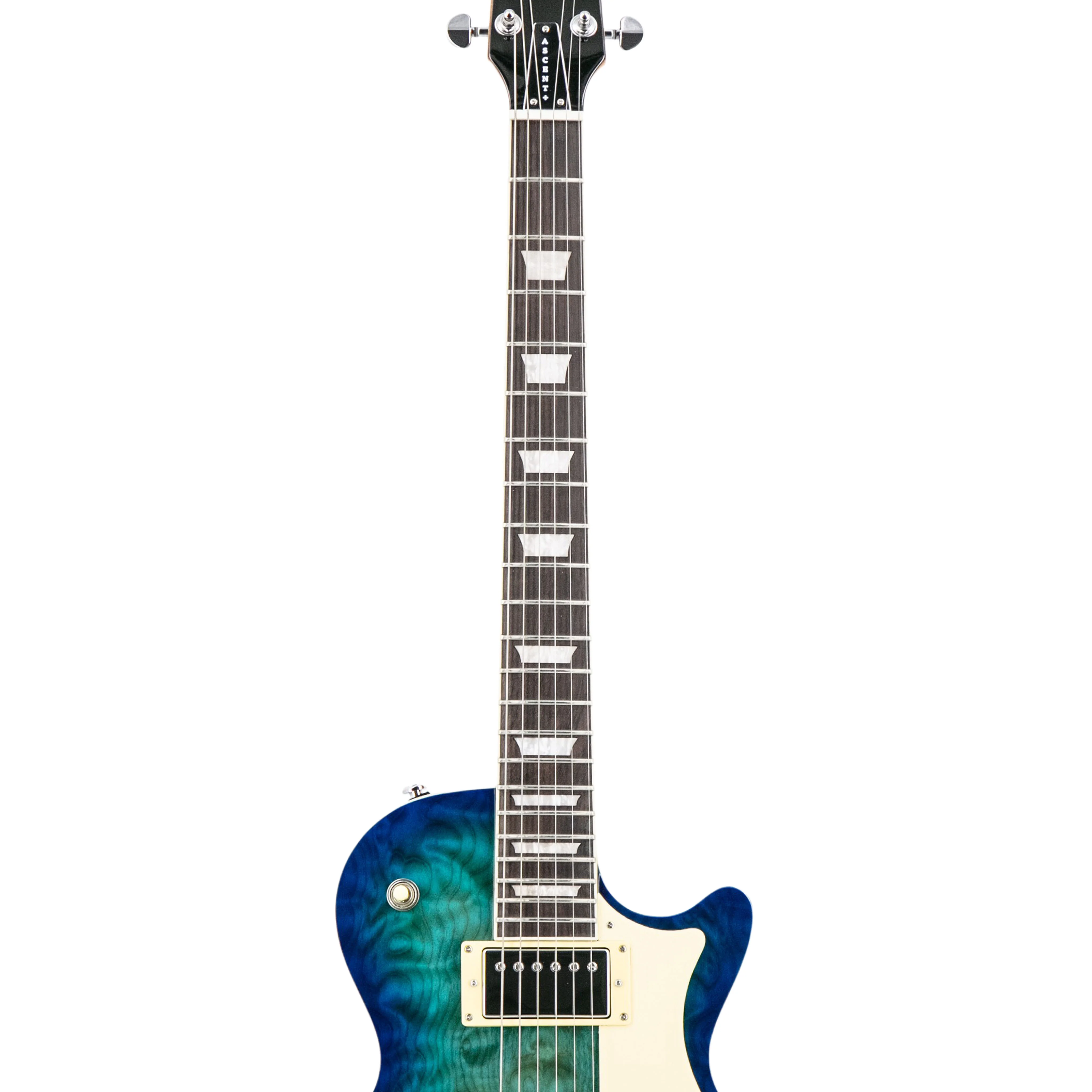 Heritage Ascent+ Collection H-150 Electric Guitar, Lake Blue Burst - Image 5
