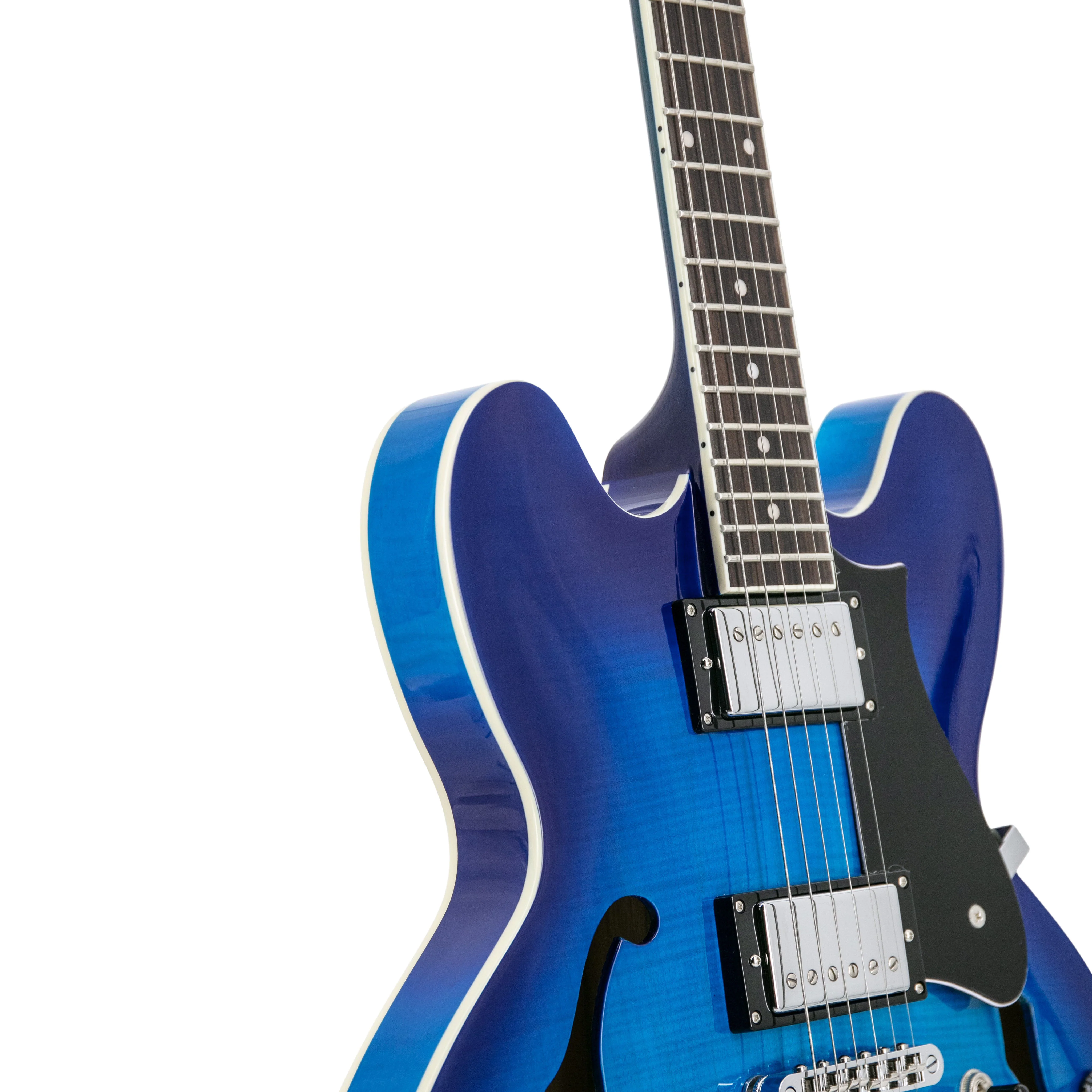 Heritage Ascent+ Collection H-535 Electric Guitar, Royal Blue Burst - Image 11